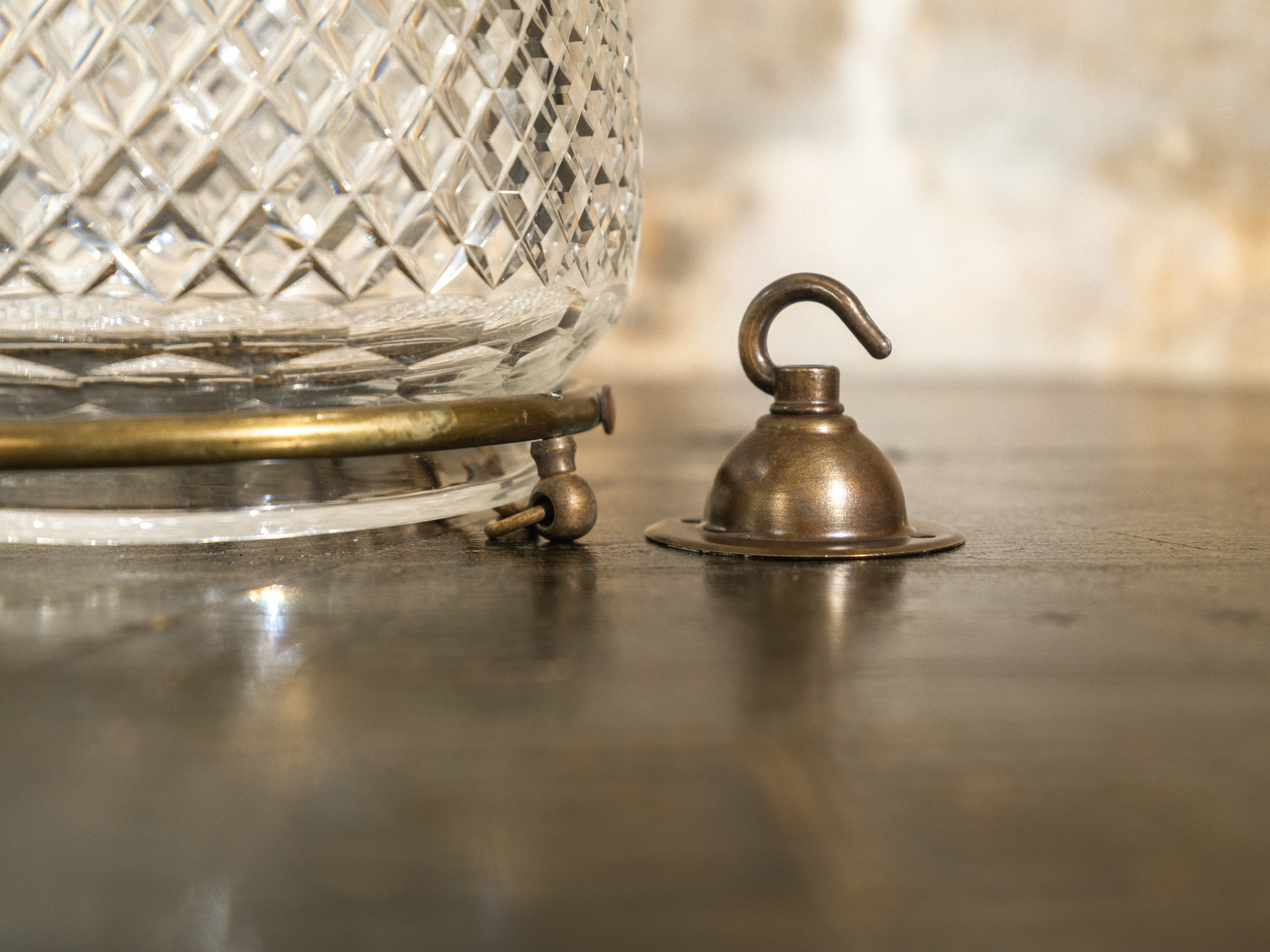 A Brilliant Cut "Bowl" Pendant Light - Image 10