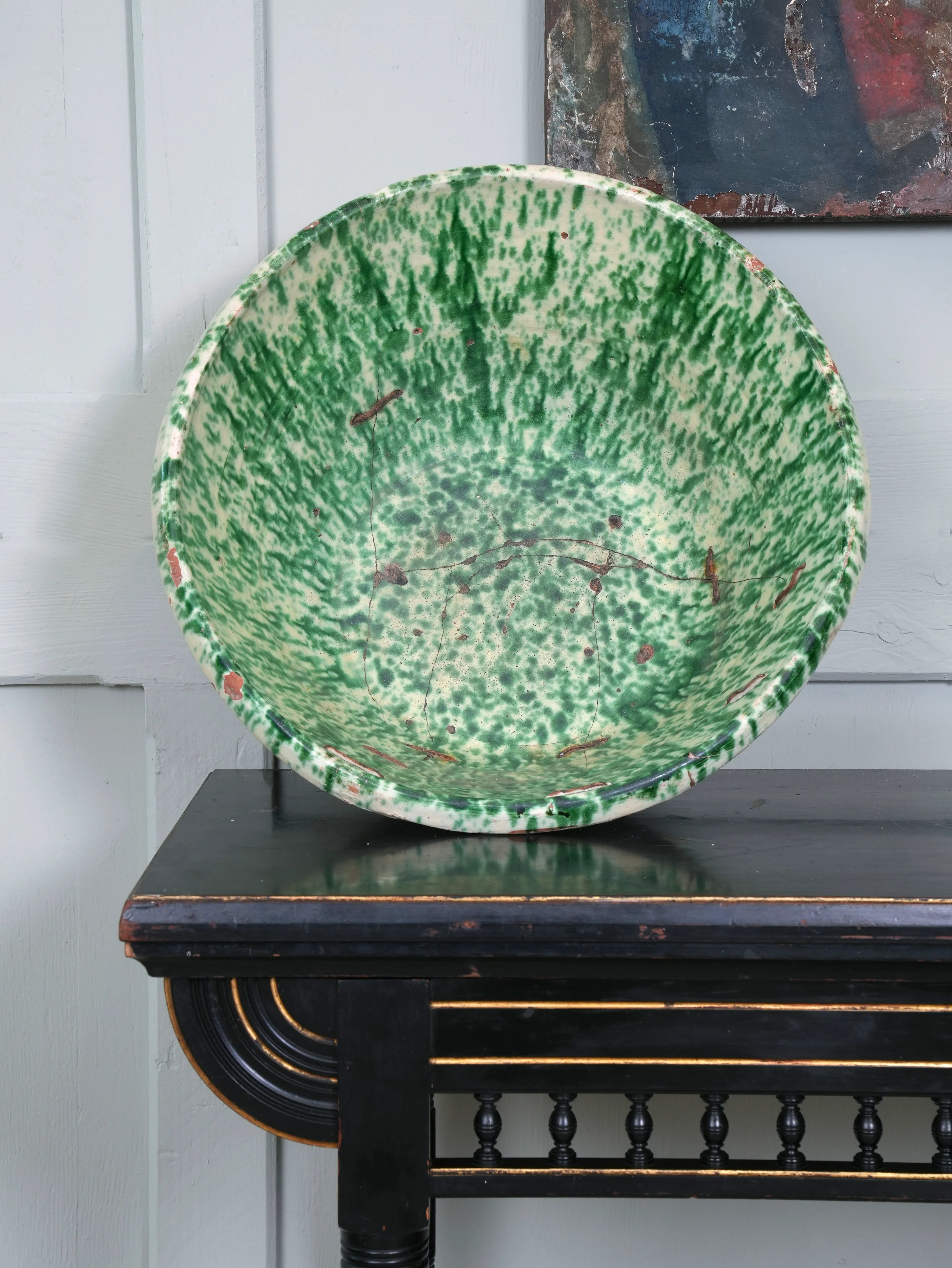 A Large Italian Schizzato Bowl