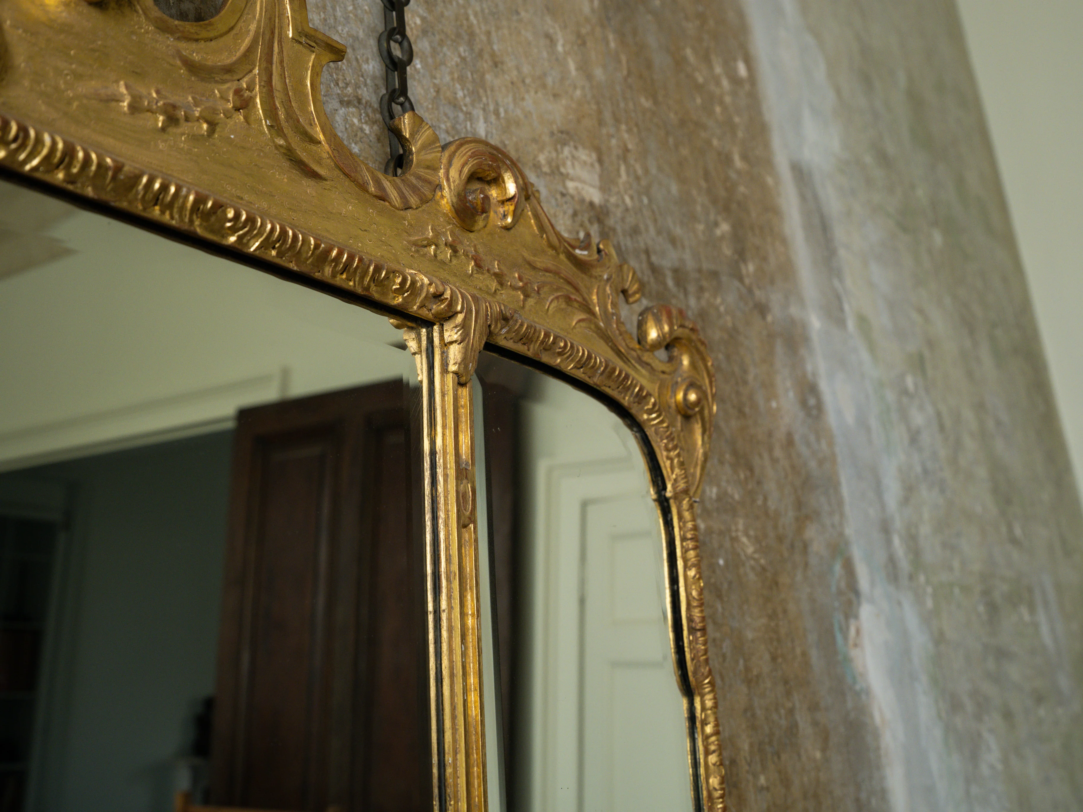 A George I Triptych Overmantel Mirror - Image 6