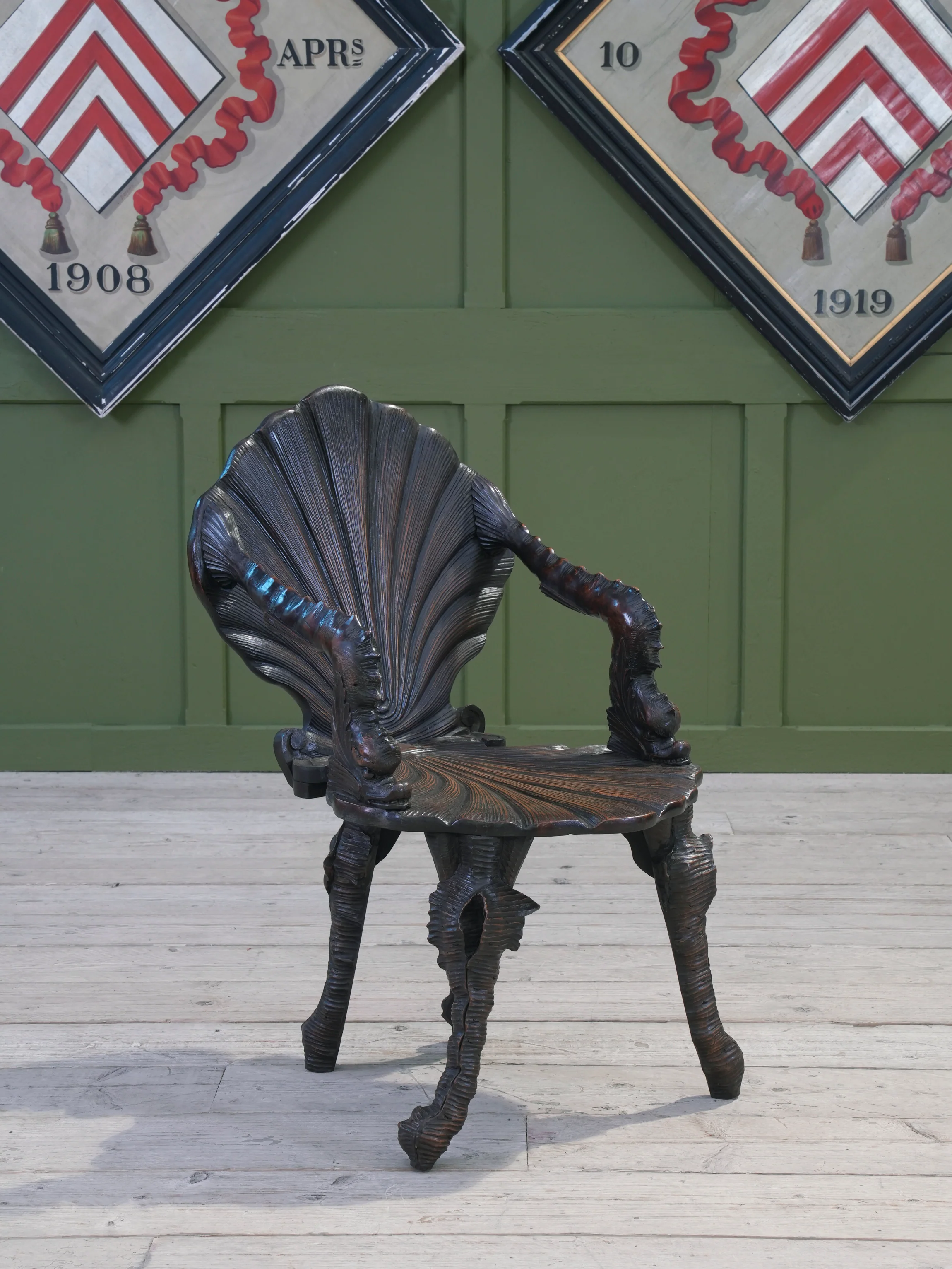 A 19th Century Walnut Grotto Chair - Image 10