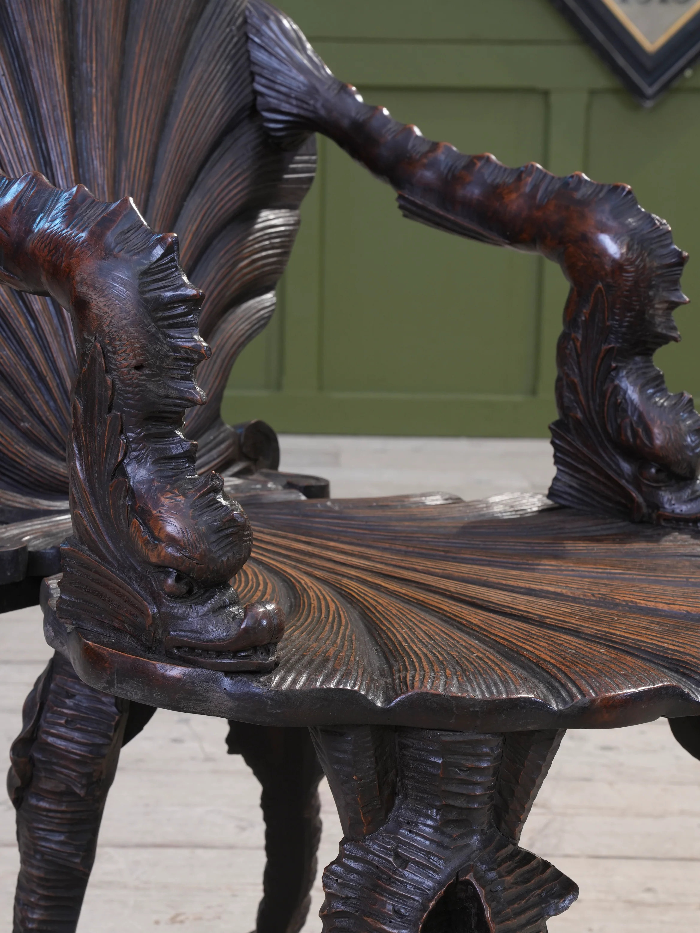 A 19th Century Walnut Grotto Chair - Image 15