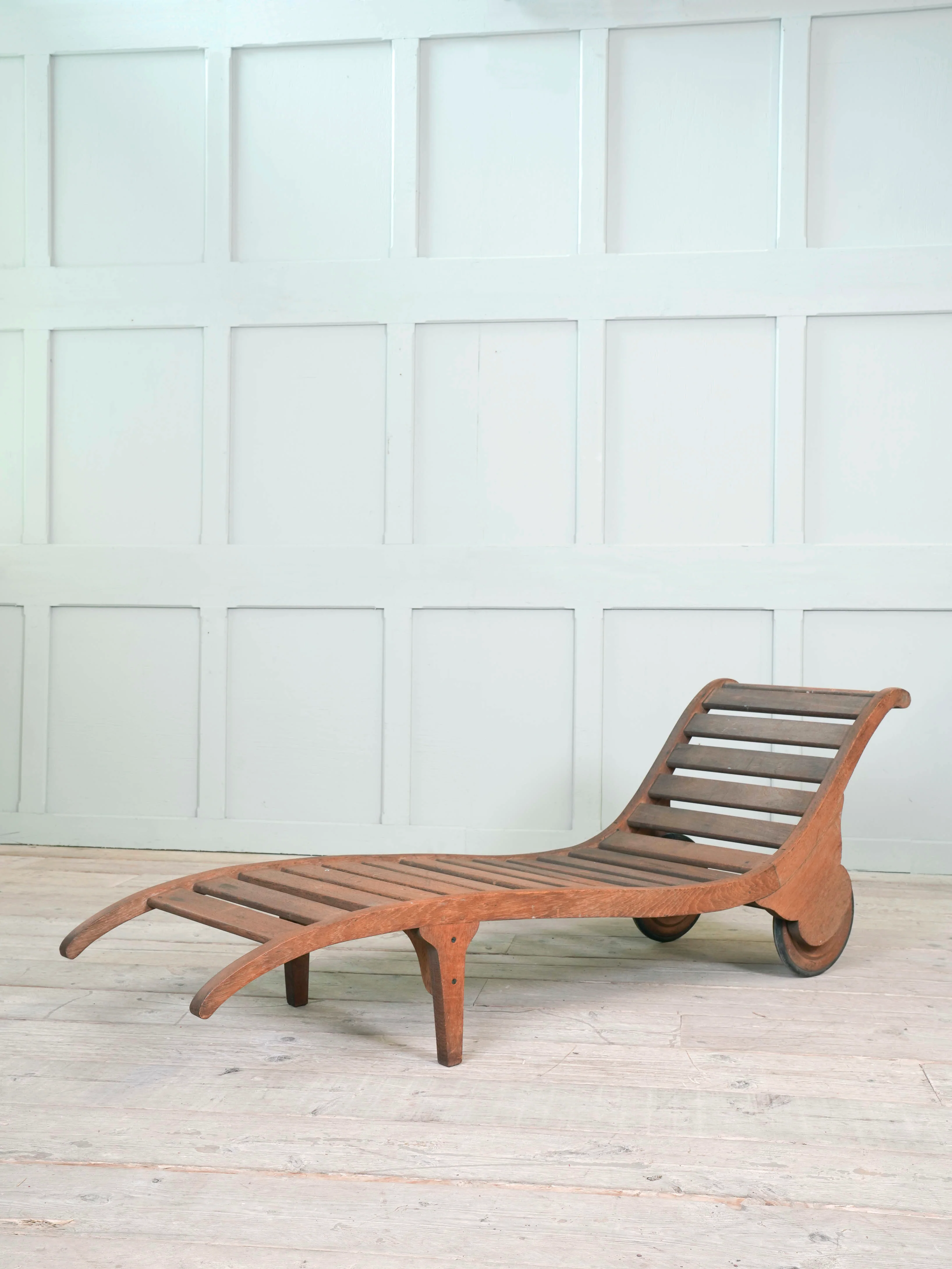 A Heal & Son Deck Lounger