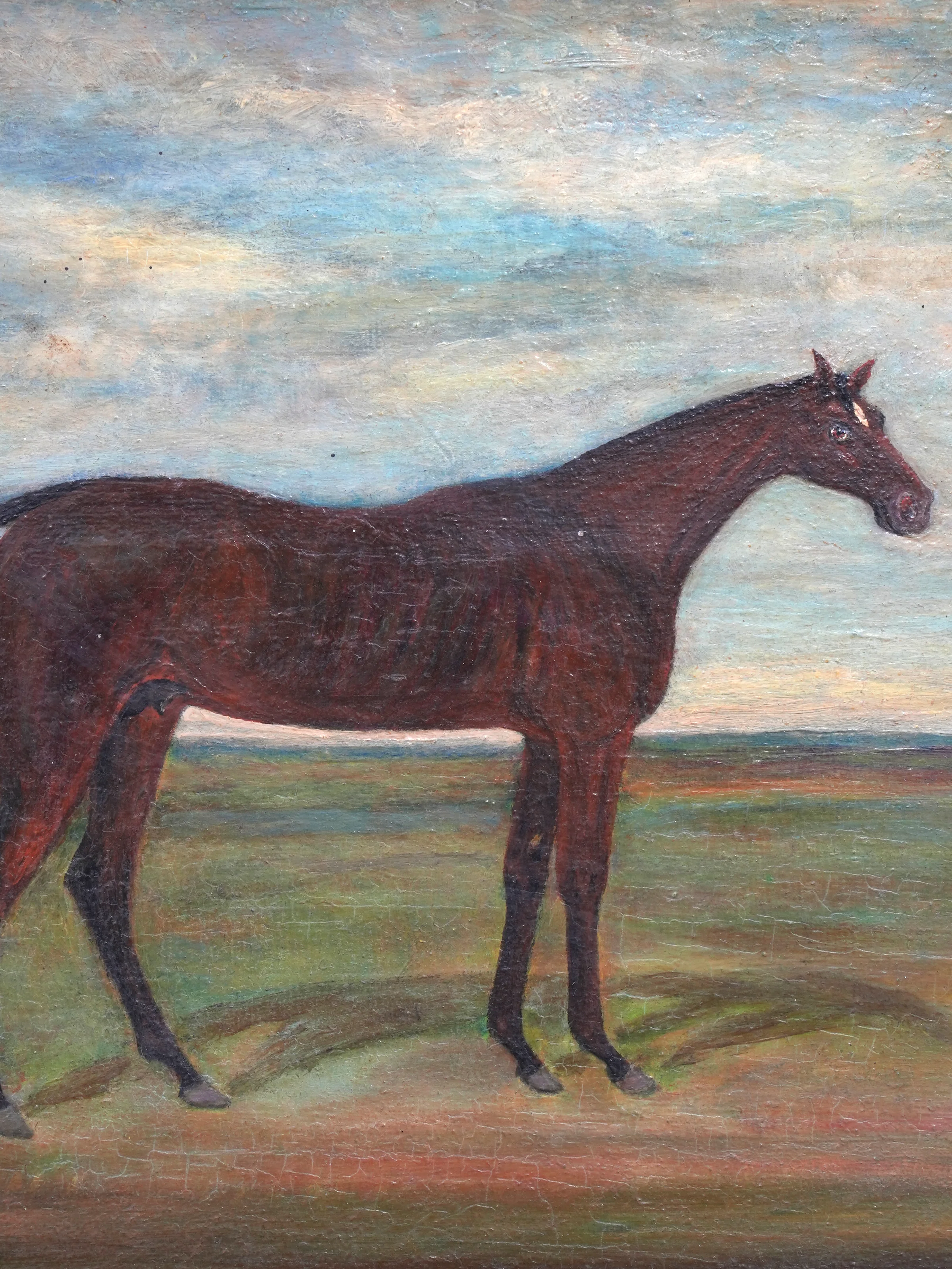An 18th century Oil of a Bay Mare - Image 3