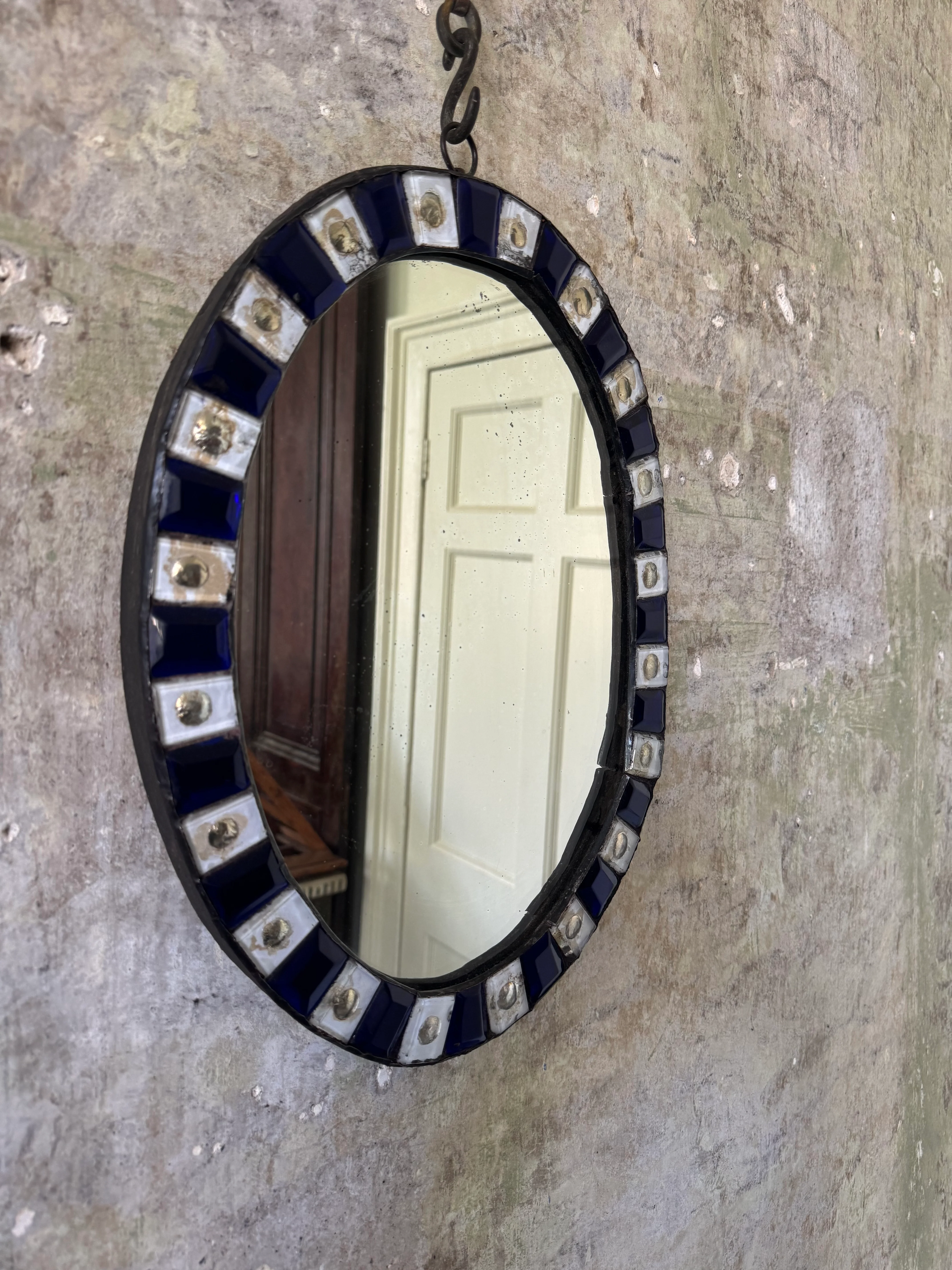 A 19th Century Irish All Glass Mirror - Image 7