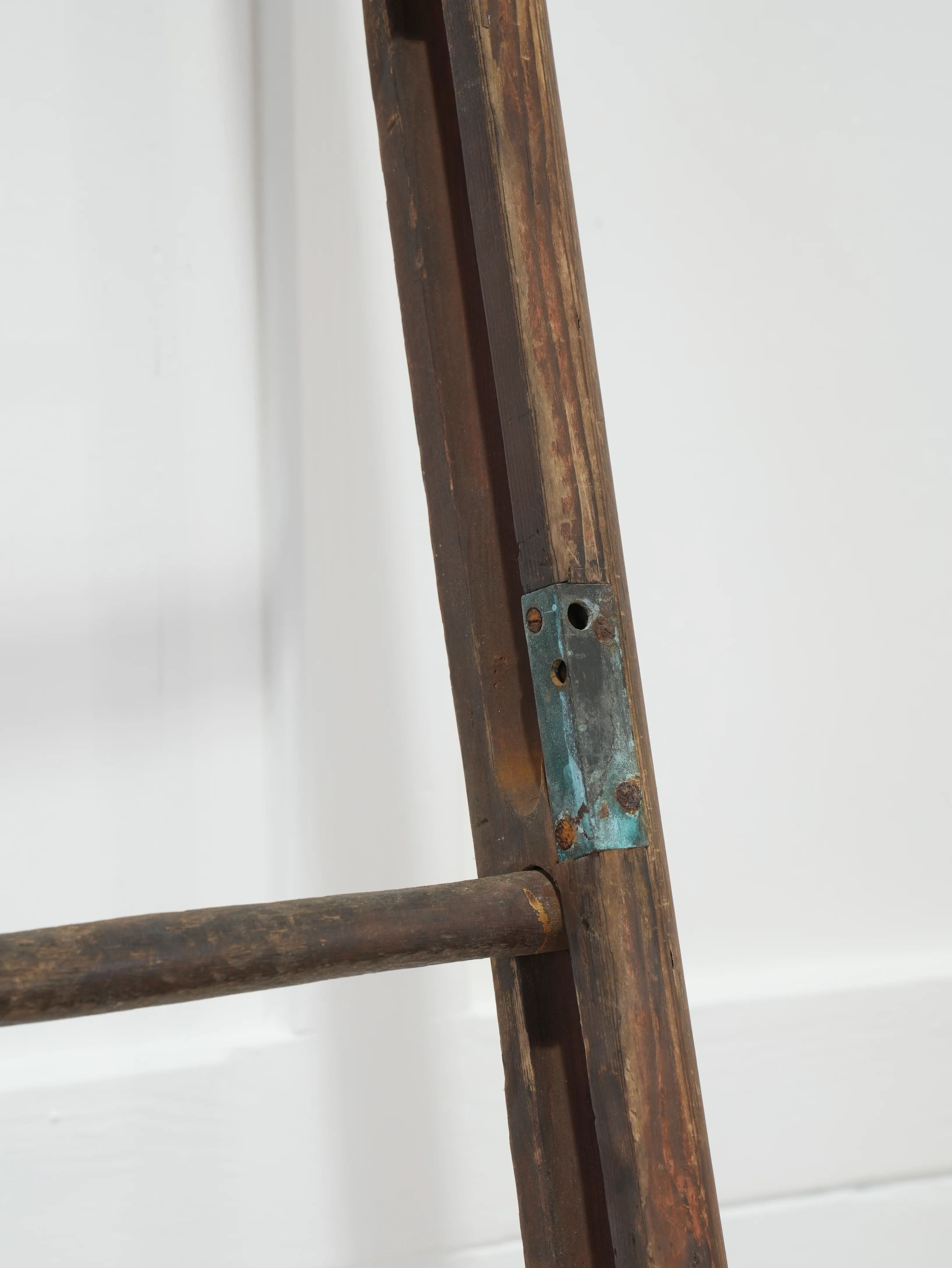 A 19th Century Folding Pole Ladder - Image 5