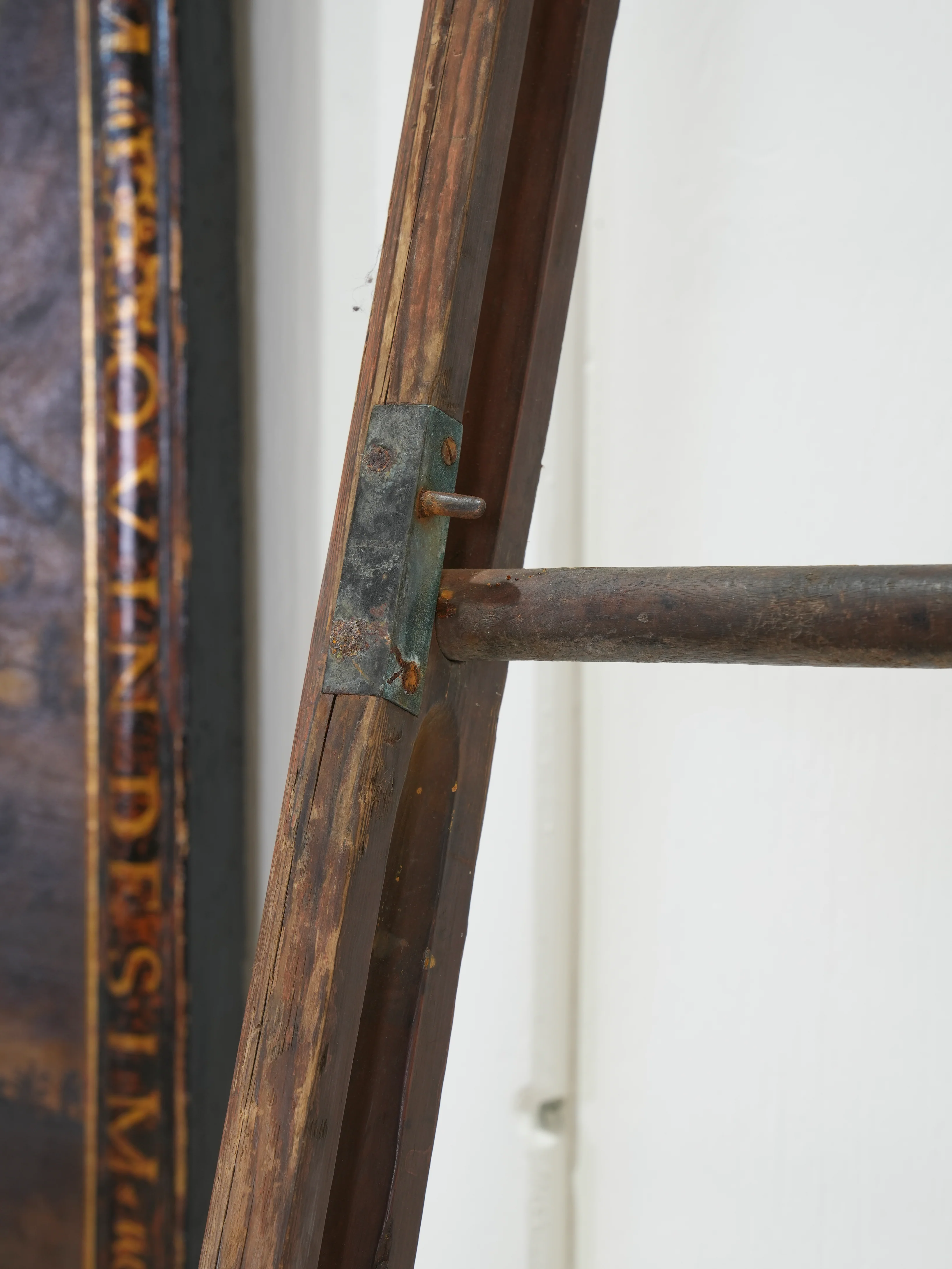A 19th Century Folding Pole Ladder - Image 6