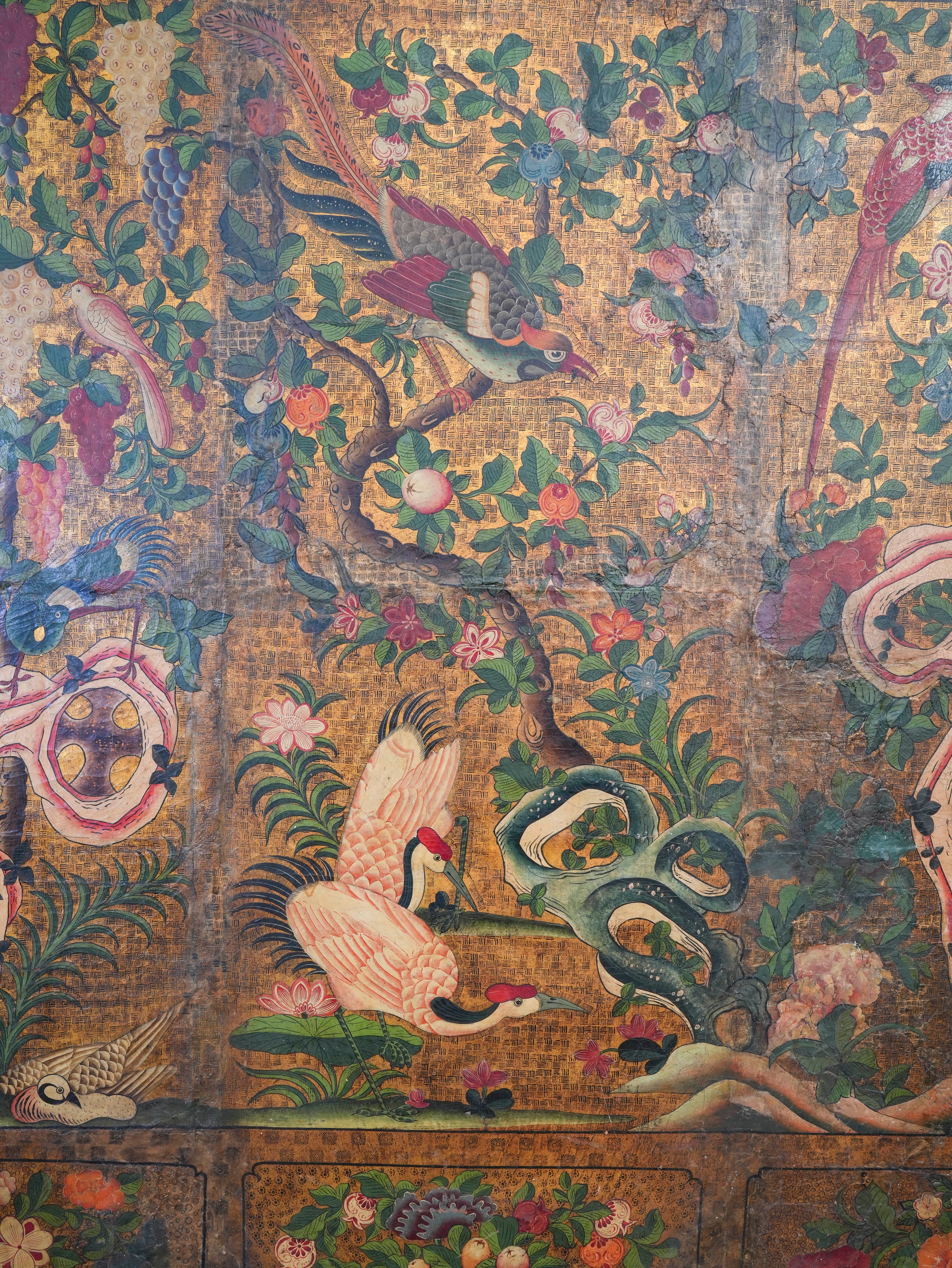 A Pair of Early 18th Century “Japanese” Leather Panels - Image 10