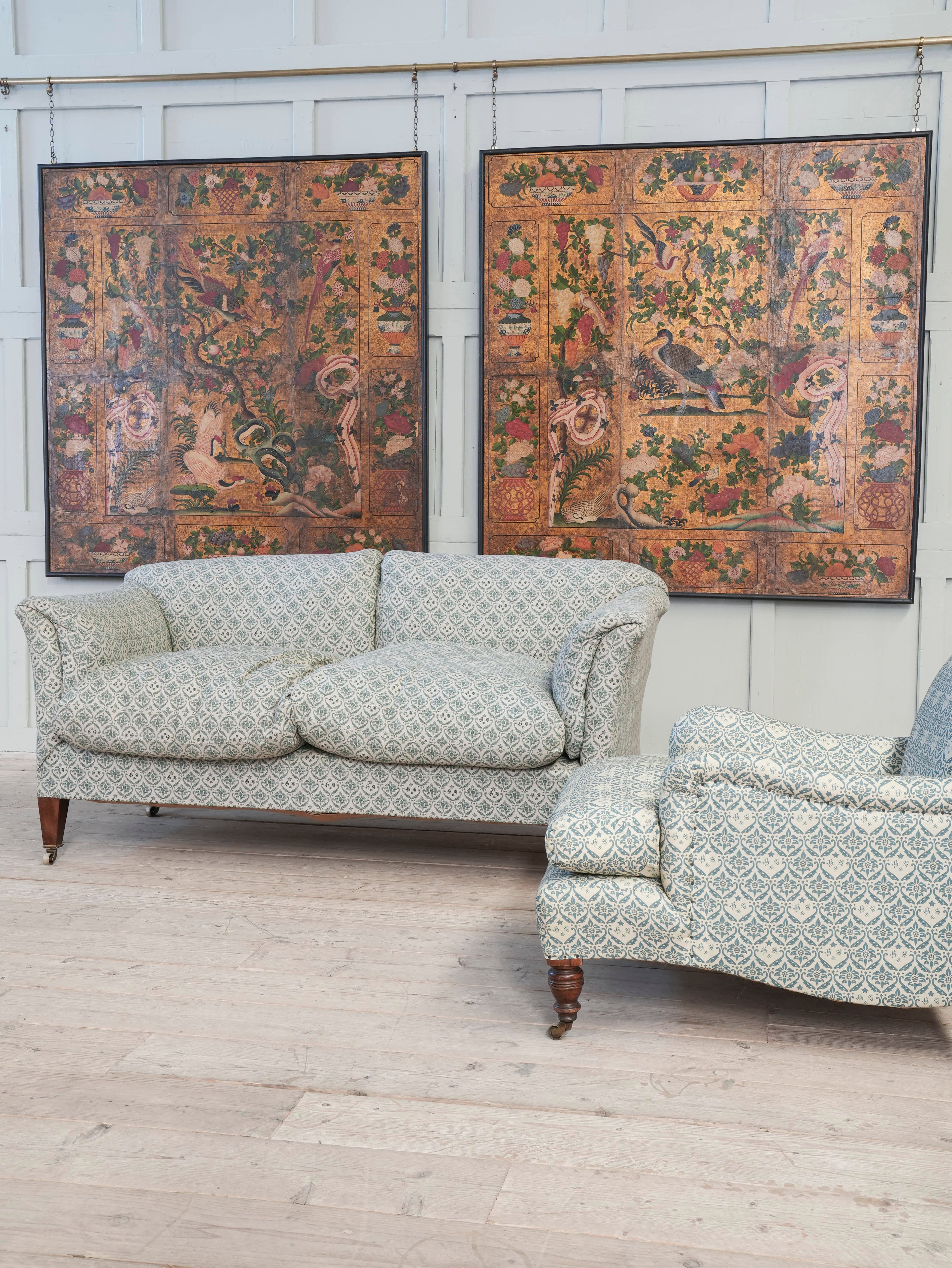 A Pair of Early 18th Century “Japanese” Leather Panels - Image 4