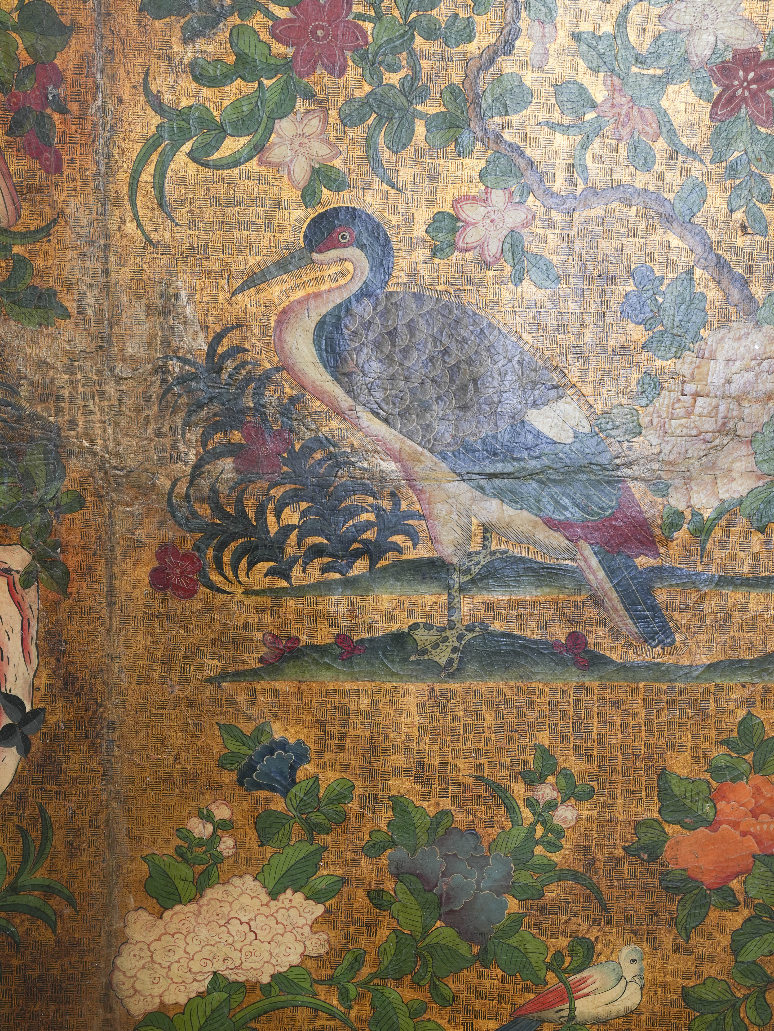 A Pair of Early 18th Century “Japanese” Leather Panels - Image 7