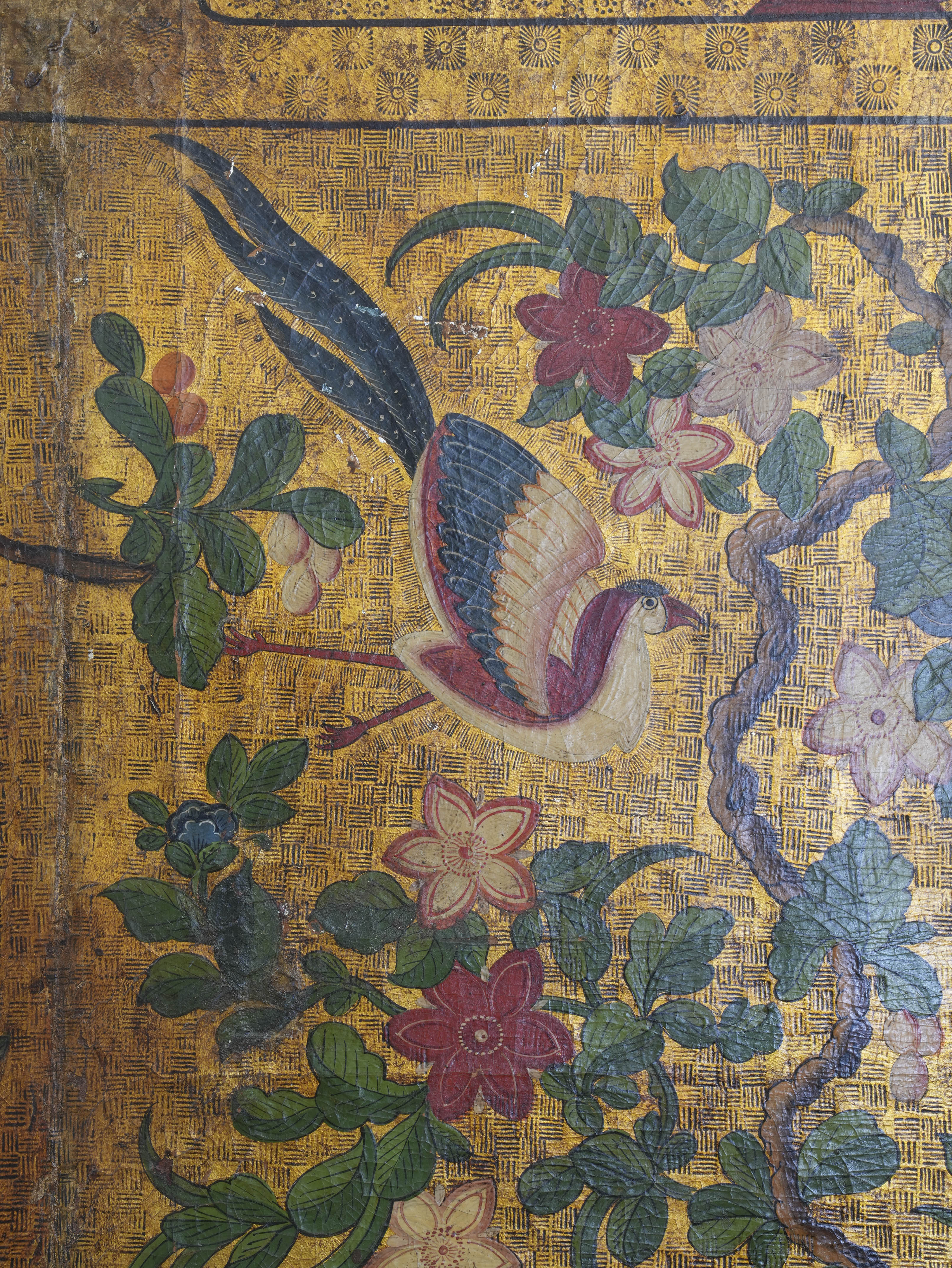A Pair of Early 18th Century “Japanese” Leather Panels - Image 9