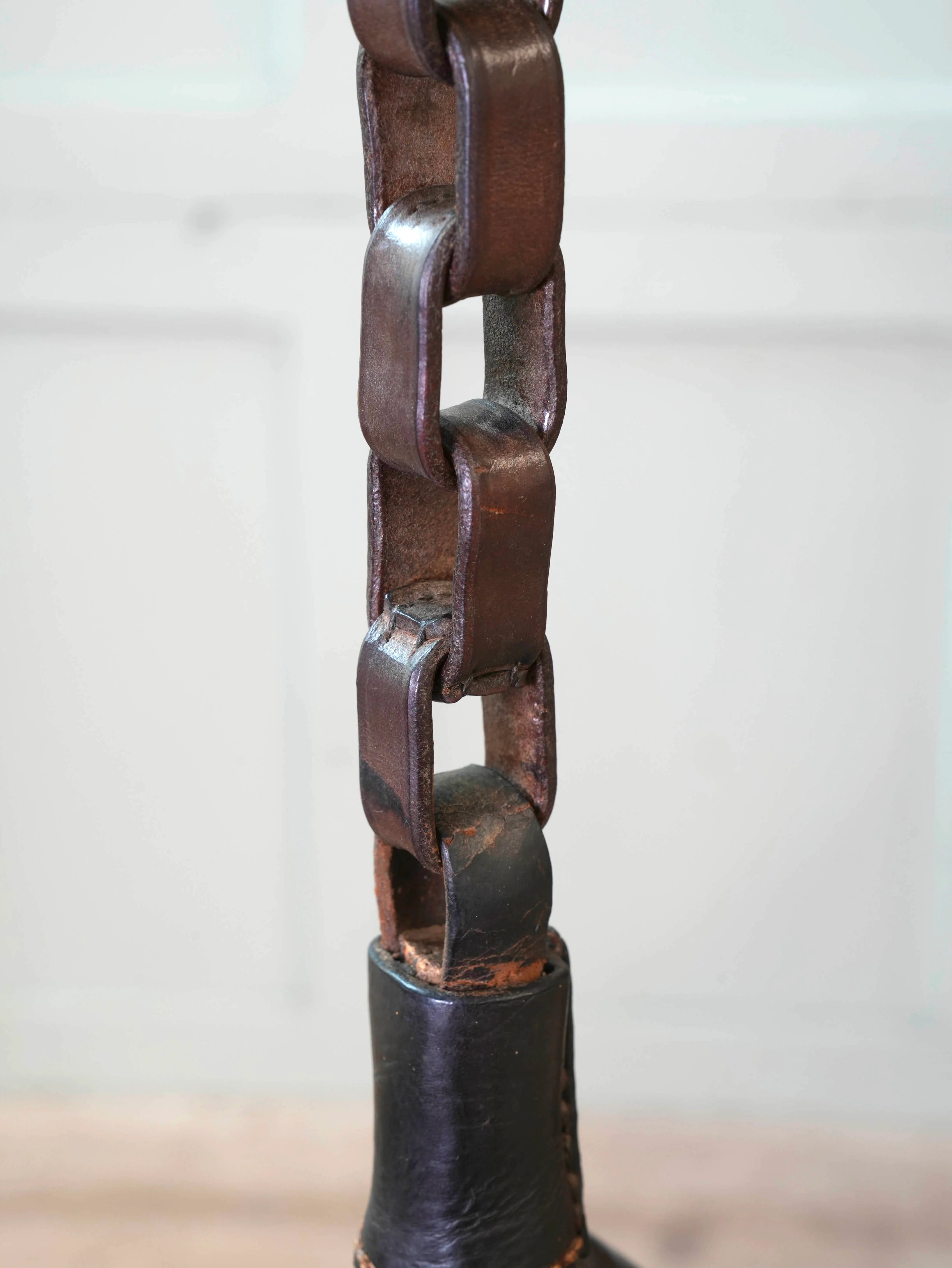 A Leather & Velum Lantern - Image 8
