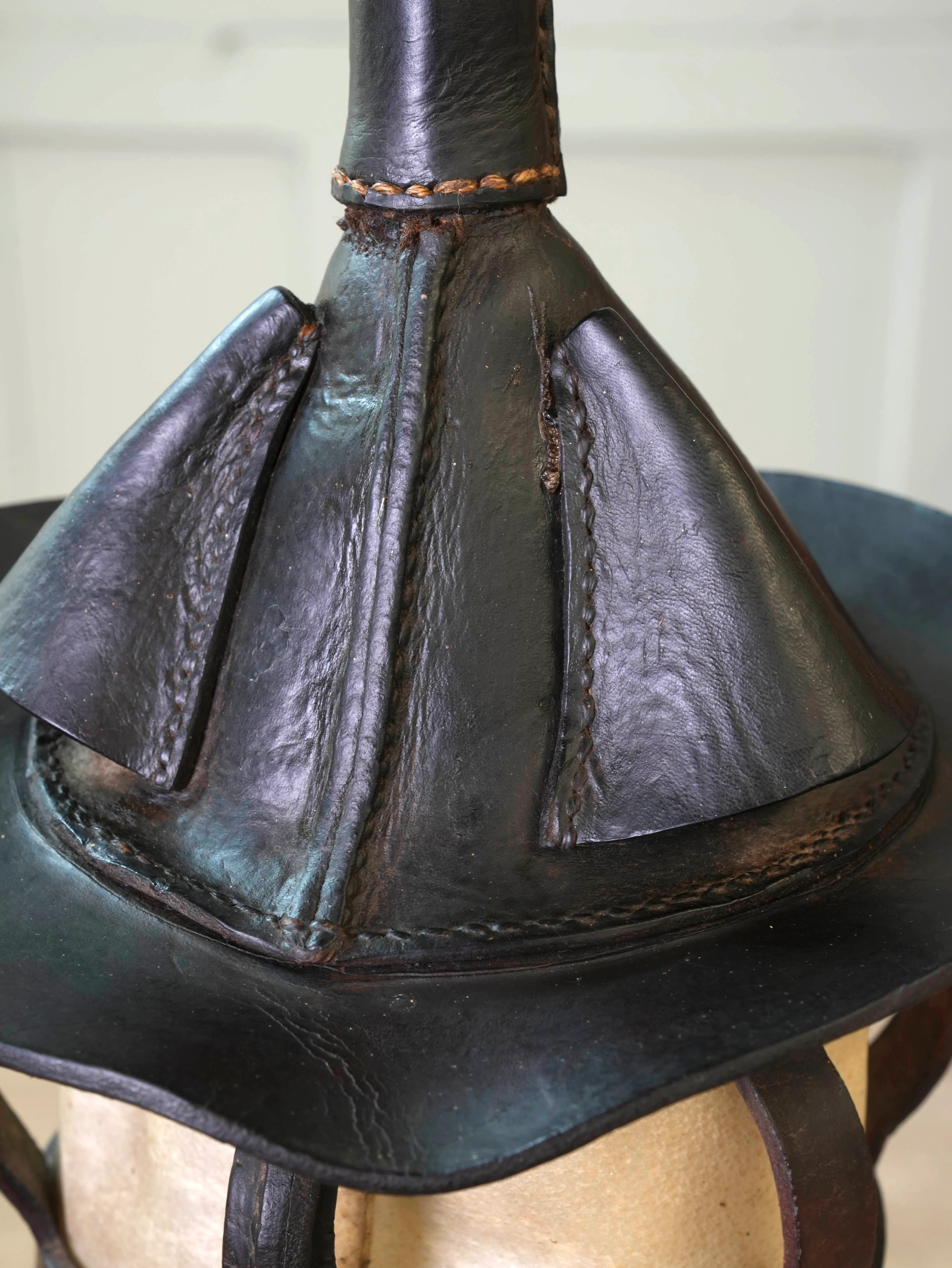 A Leather & Velum Lantern - Image 9