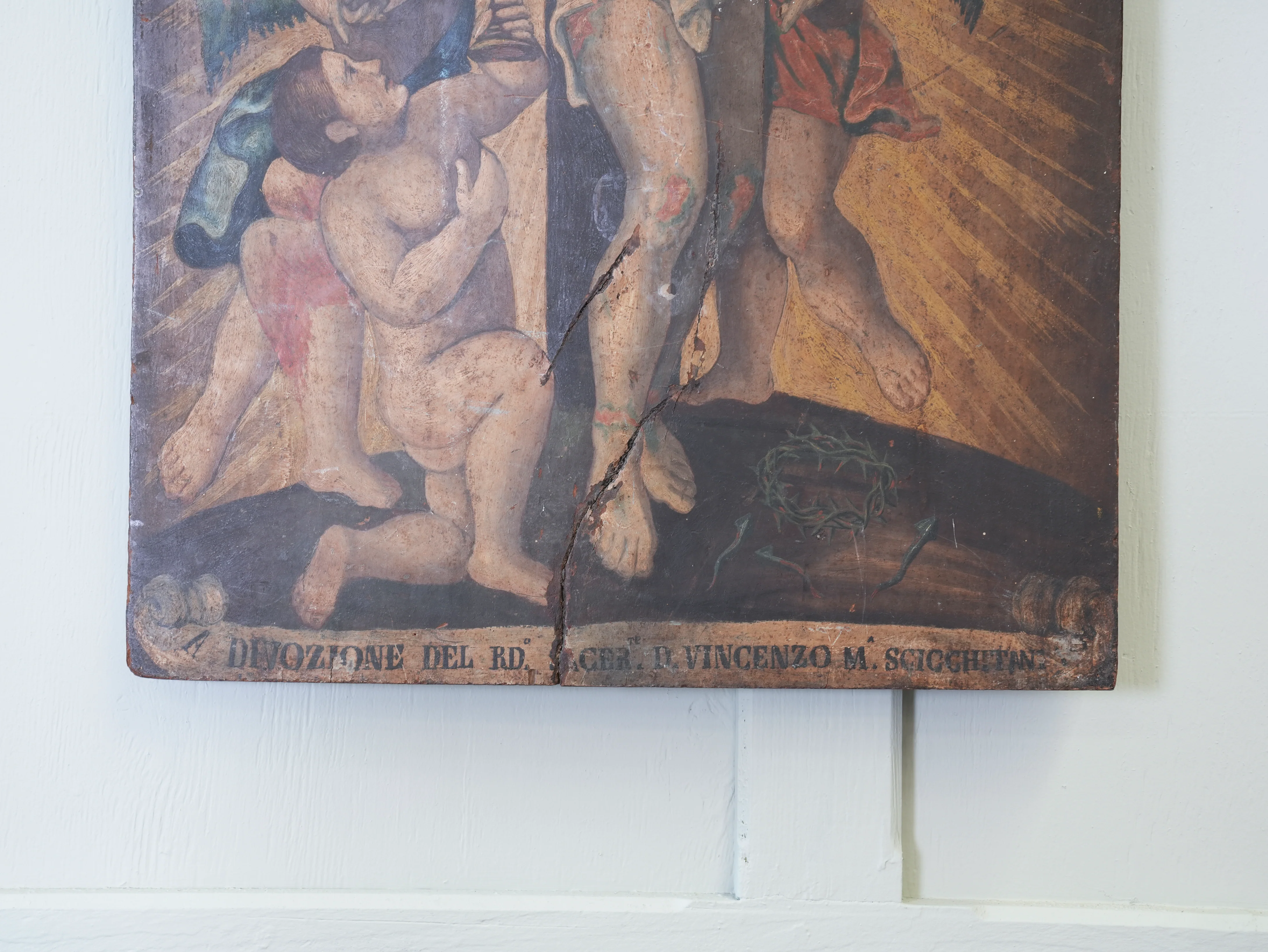 A 17th Century Italian Madonna & Child on Board - Image 12