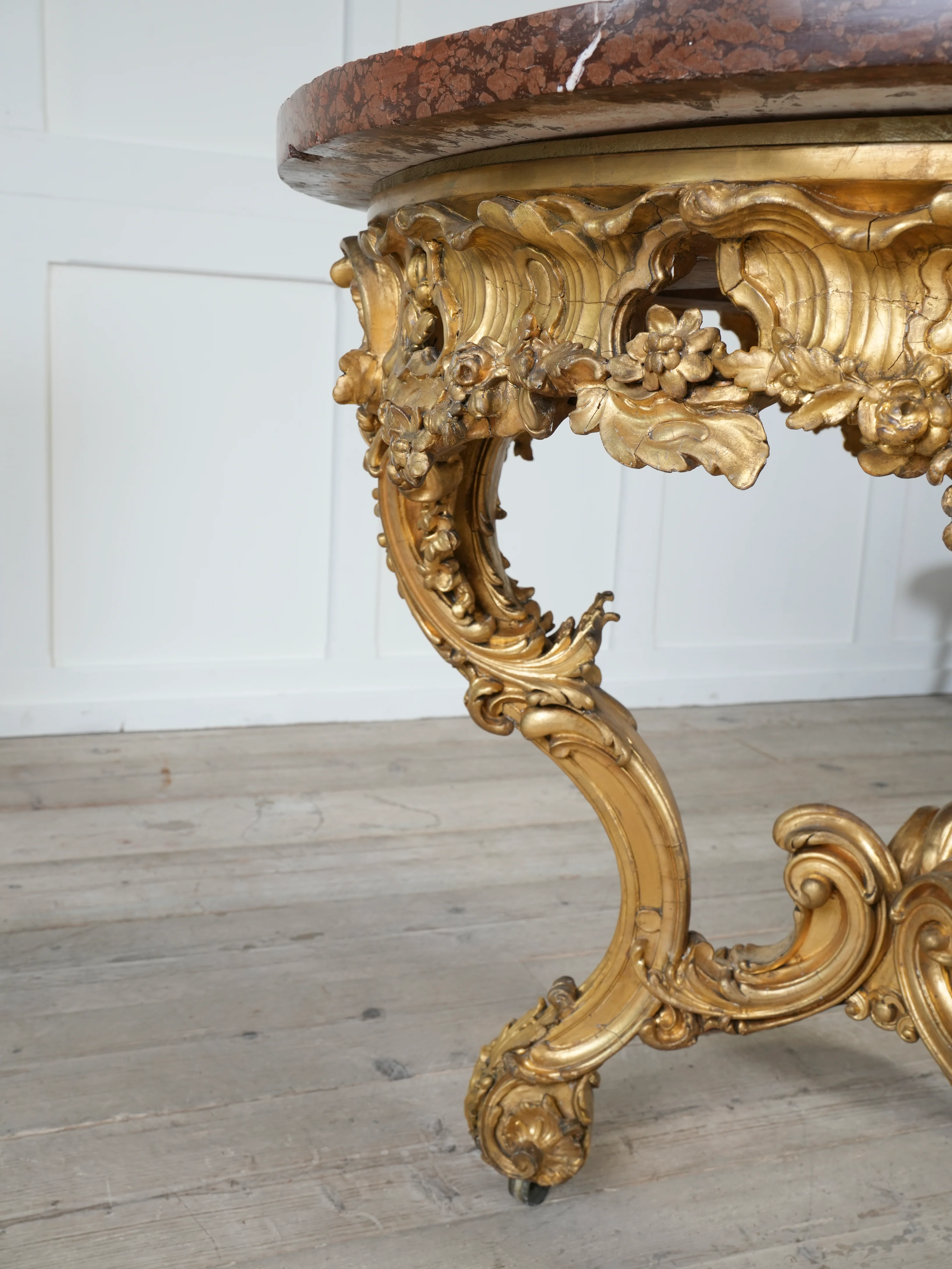 A Mid 19th Century Gilt Gesso Centre Table - Image 8