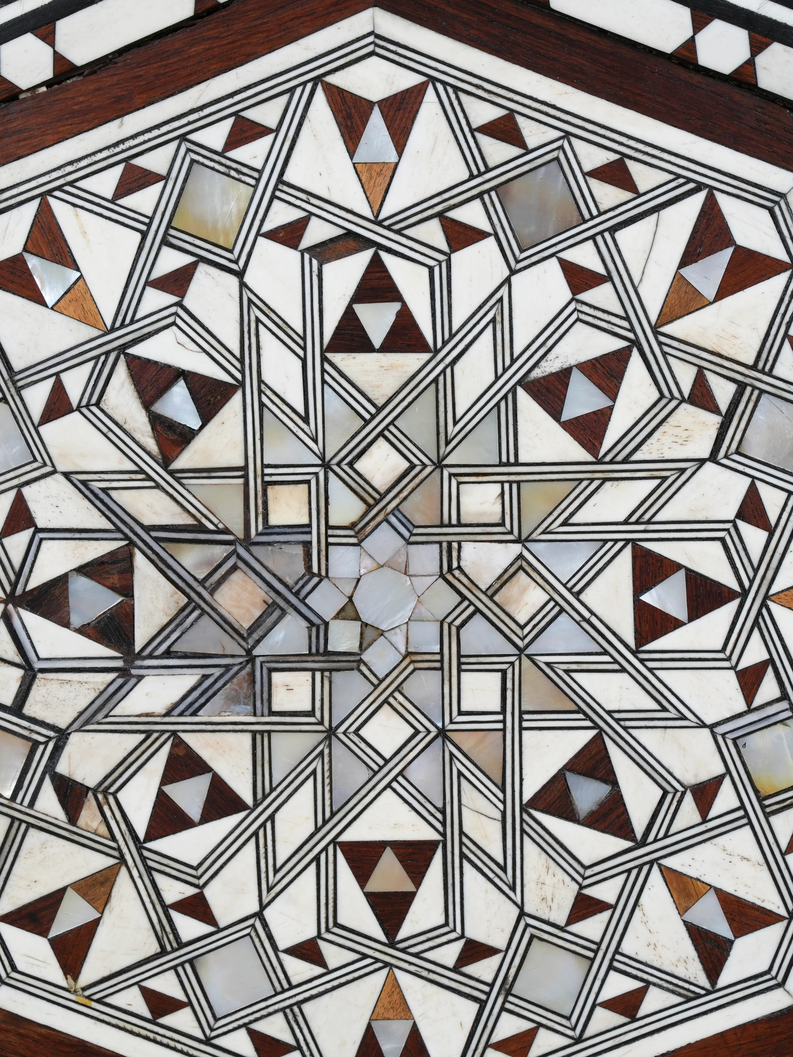 A Moorish Mother of Pearl Inlaid Occasional Table - Image 8