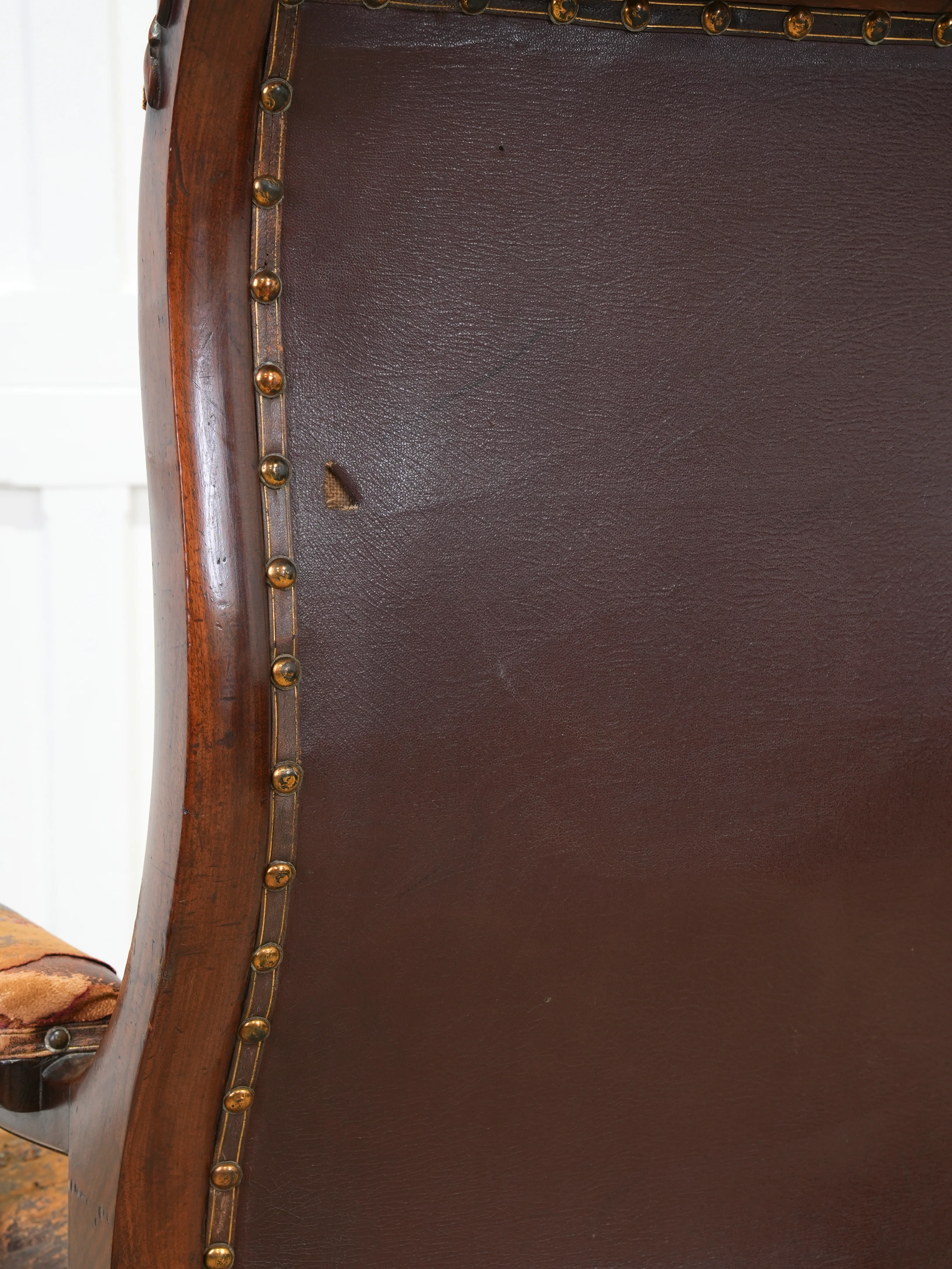 A 19th Century Neo- Classical Mahogany Library Chair - Image 12
