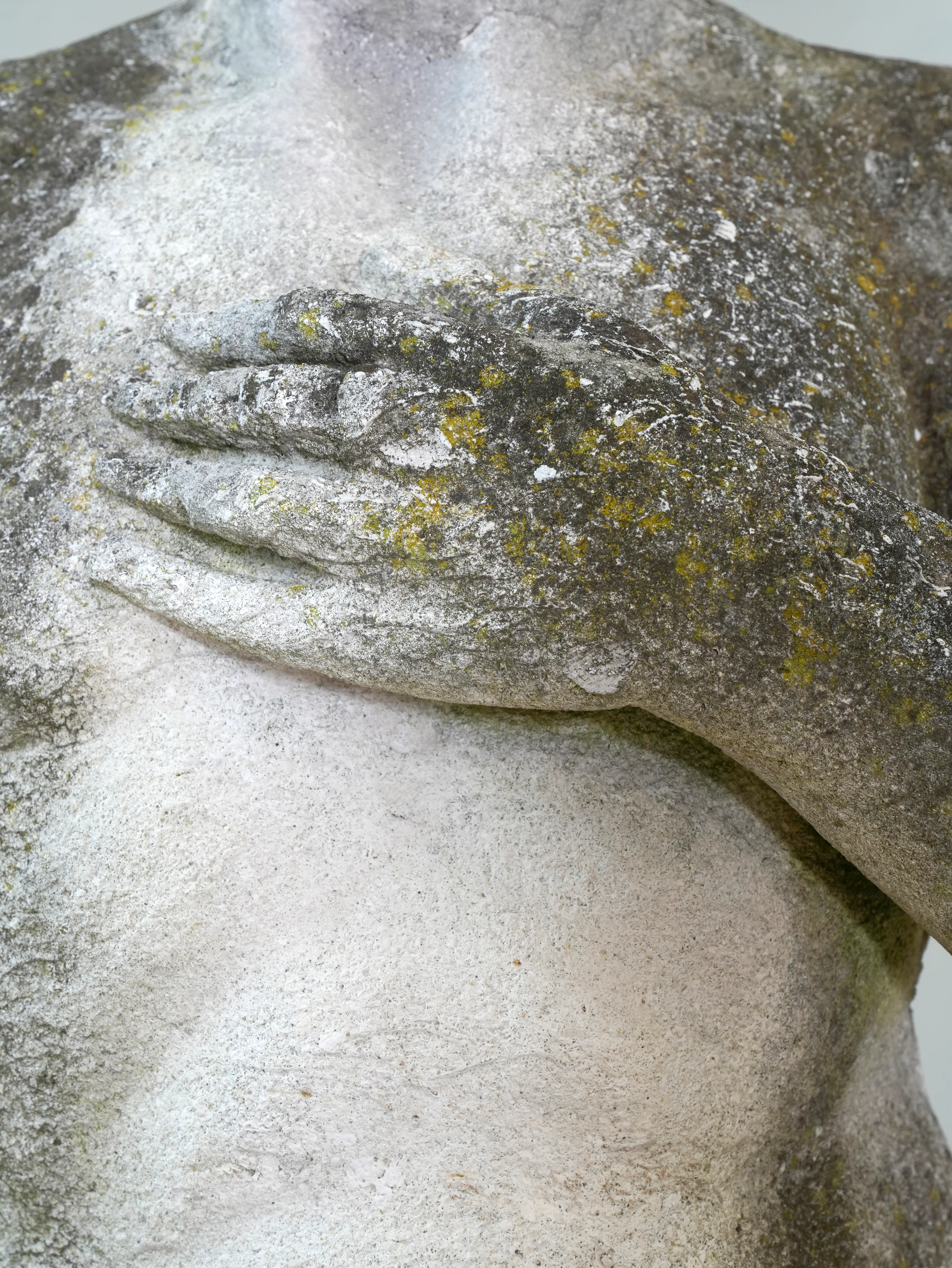 A Carved Stone Standing Male Figure with Crown - Image 10