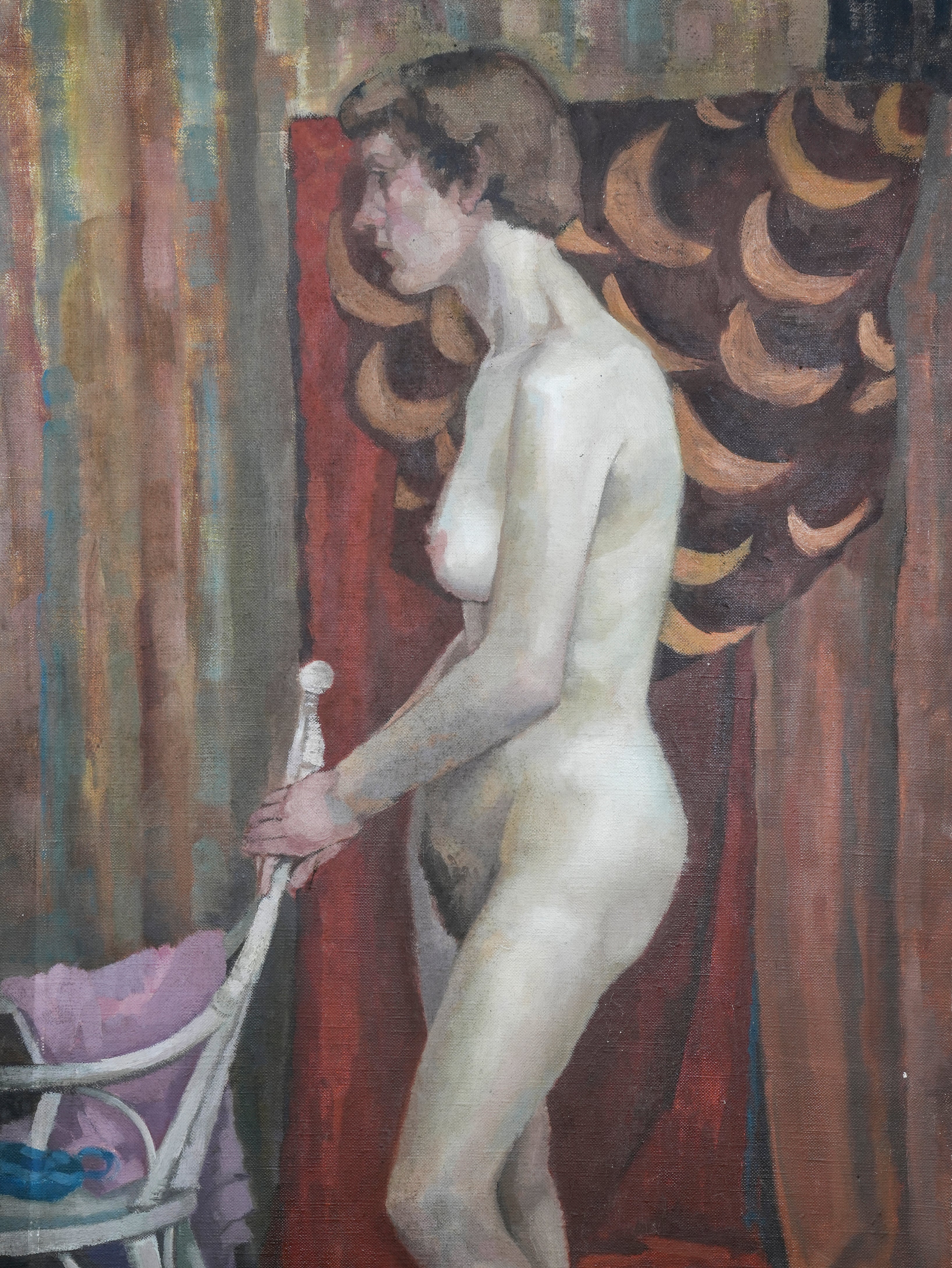 A Female Nude Oil on Canvas - Image 2