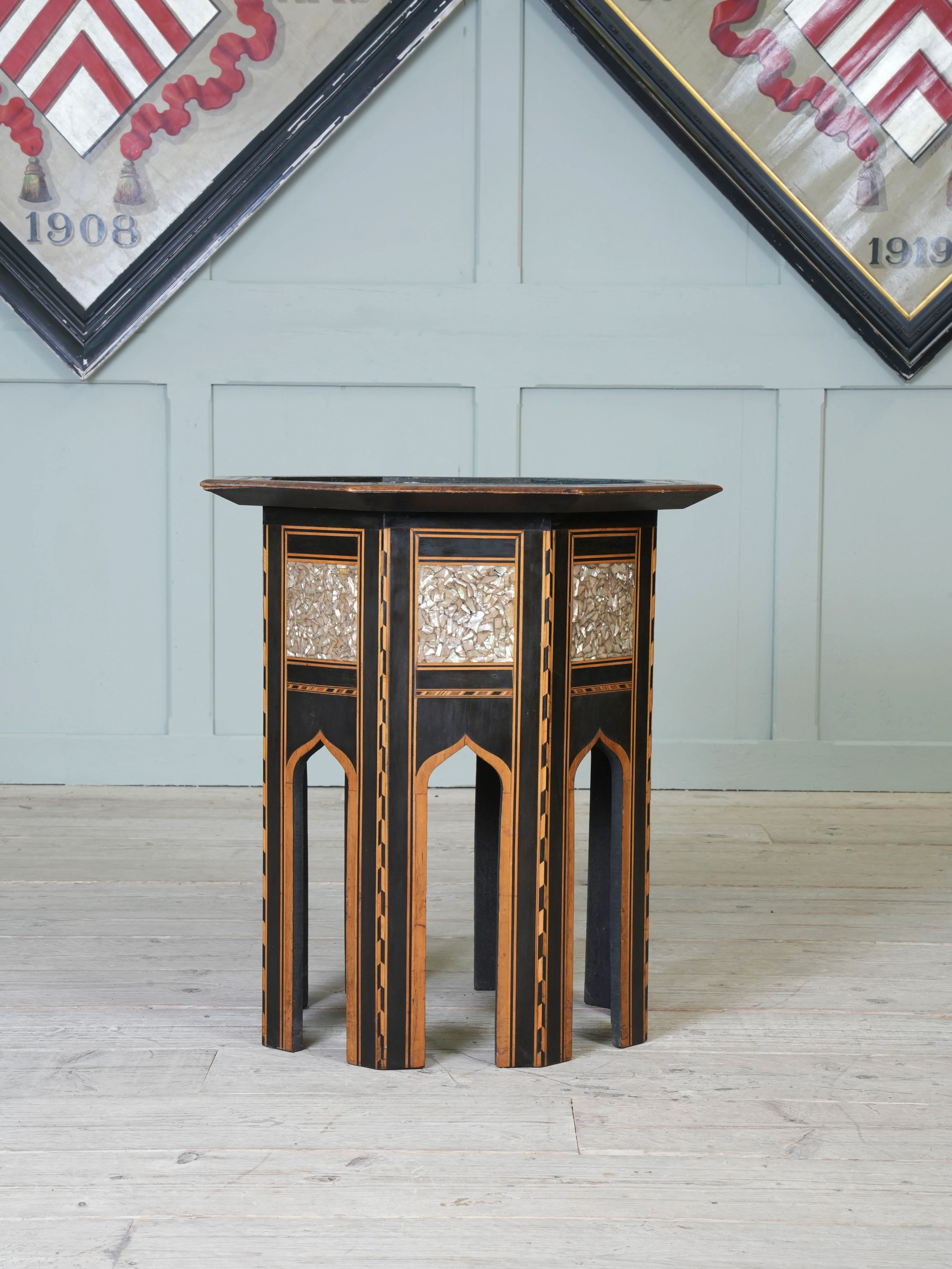 A Large Octagonal Ottoman Occasional Table - Image 2