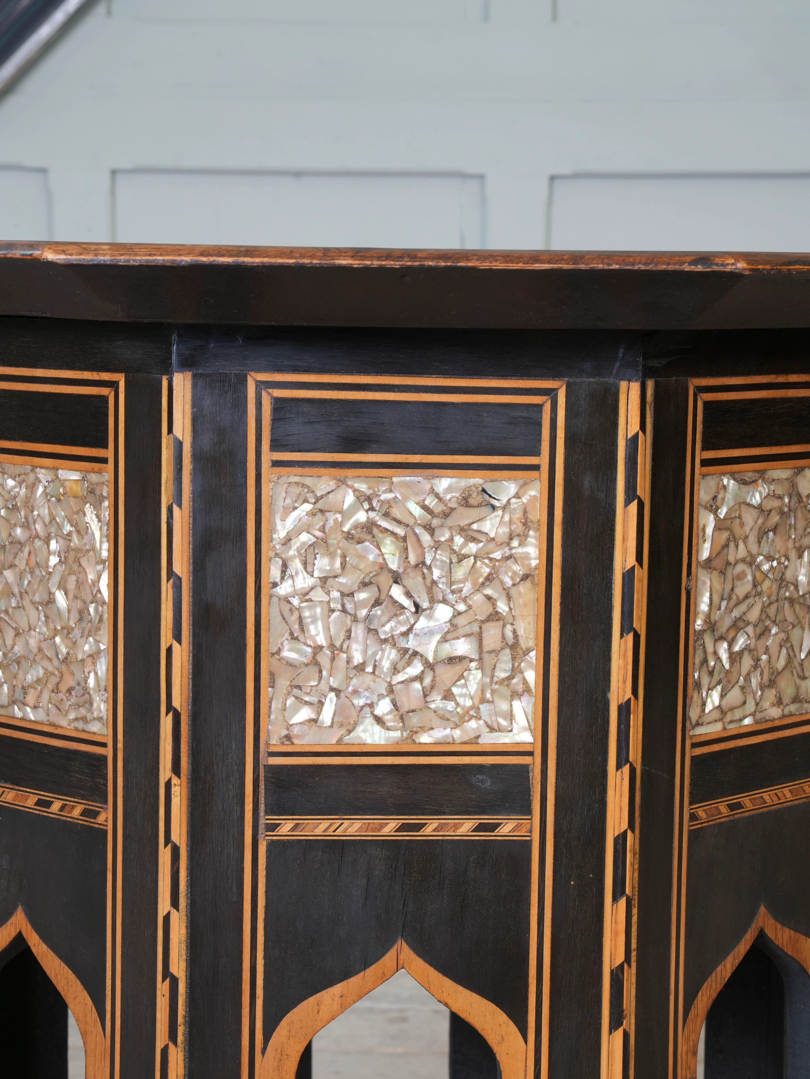 A Large Octagonal Ottoman Occasional Table - Image 3