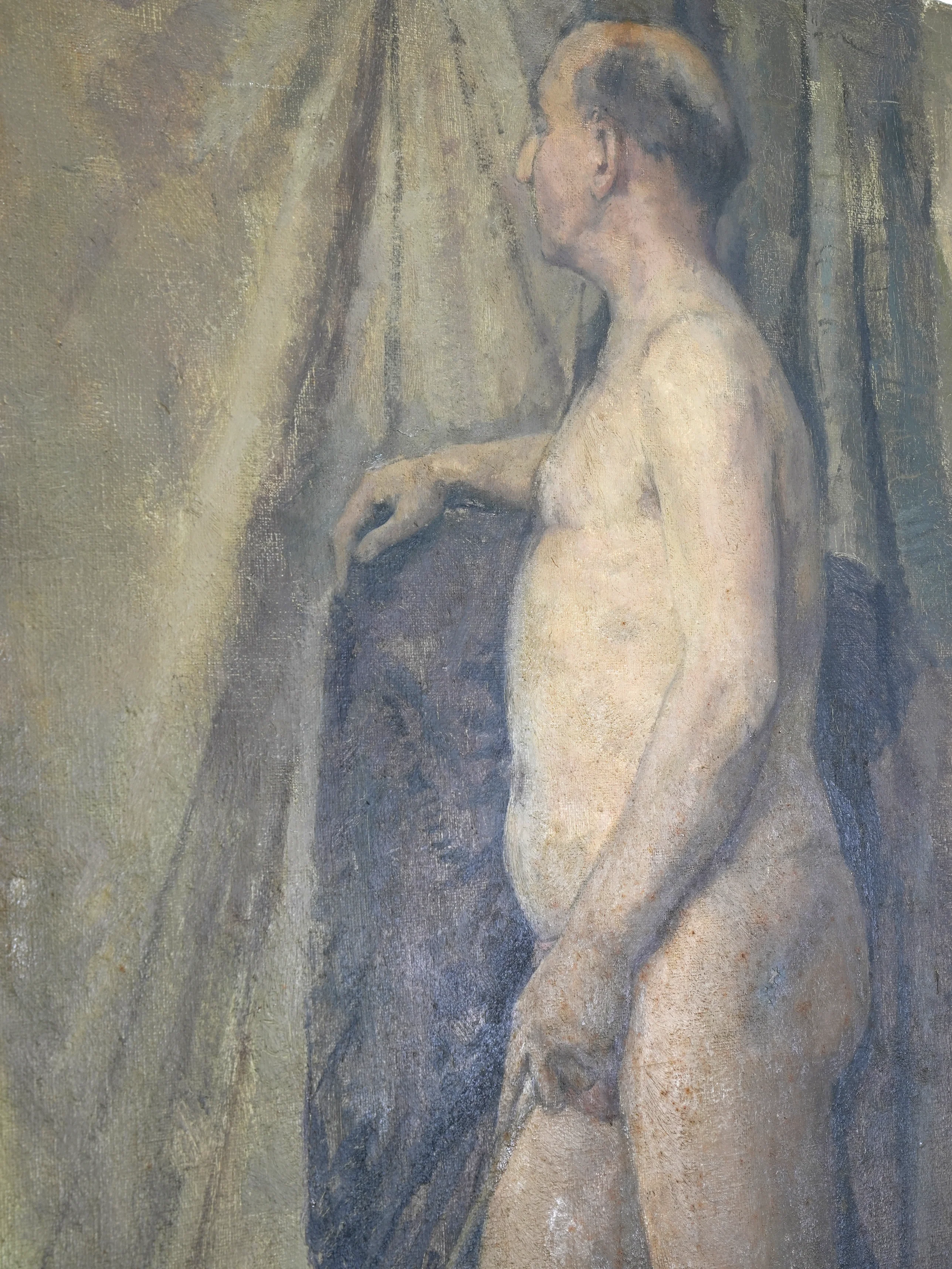 A Standing Male Nude Study - Image 7