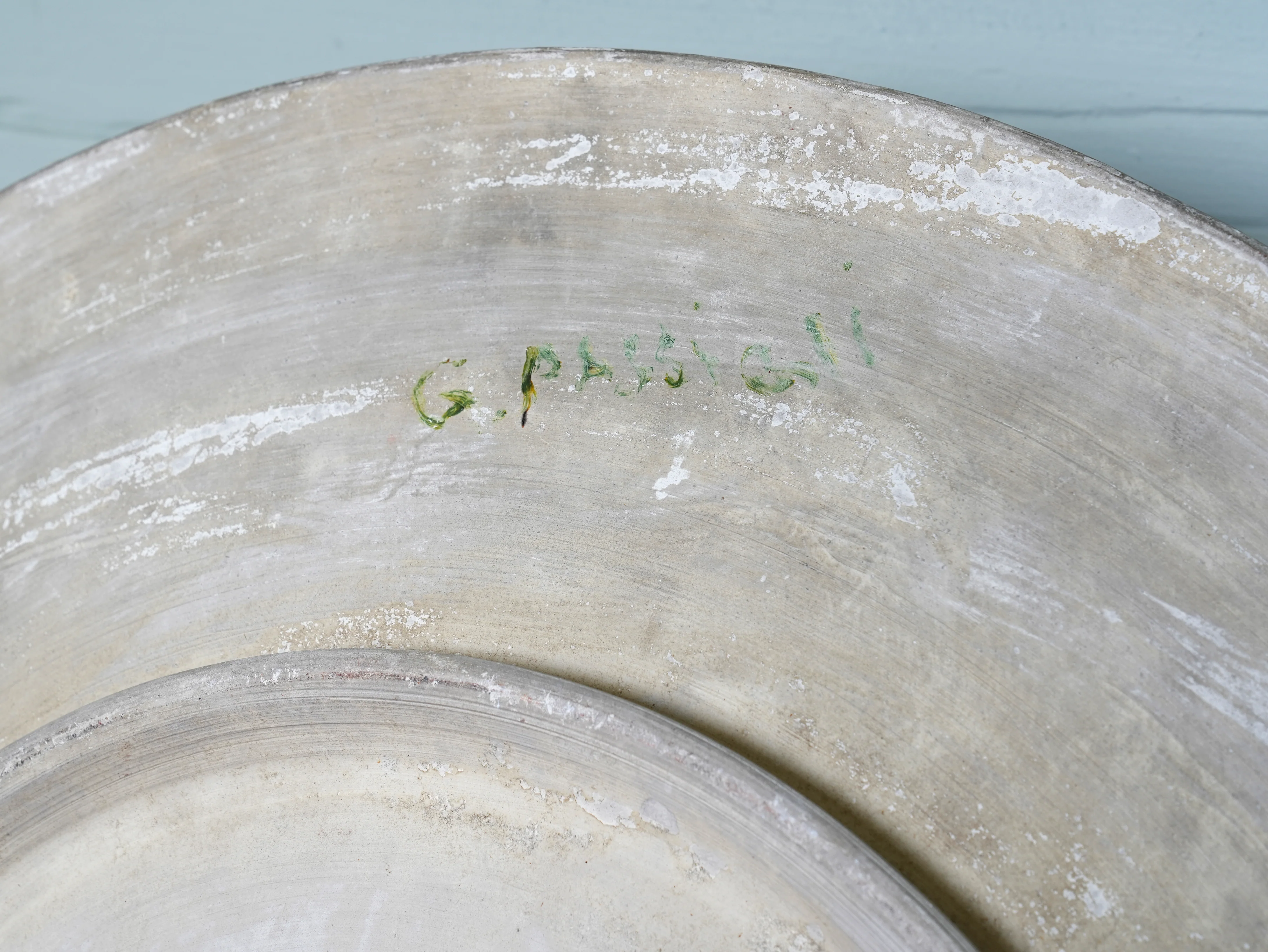 Painted Plaster Platter - Image 6