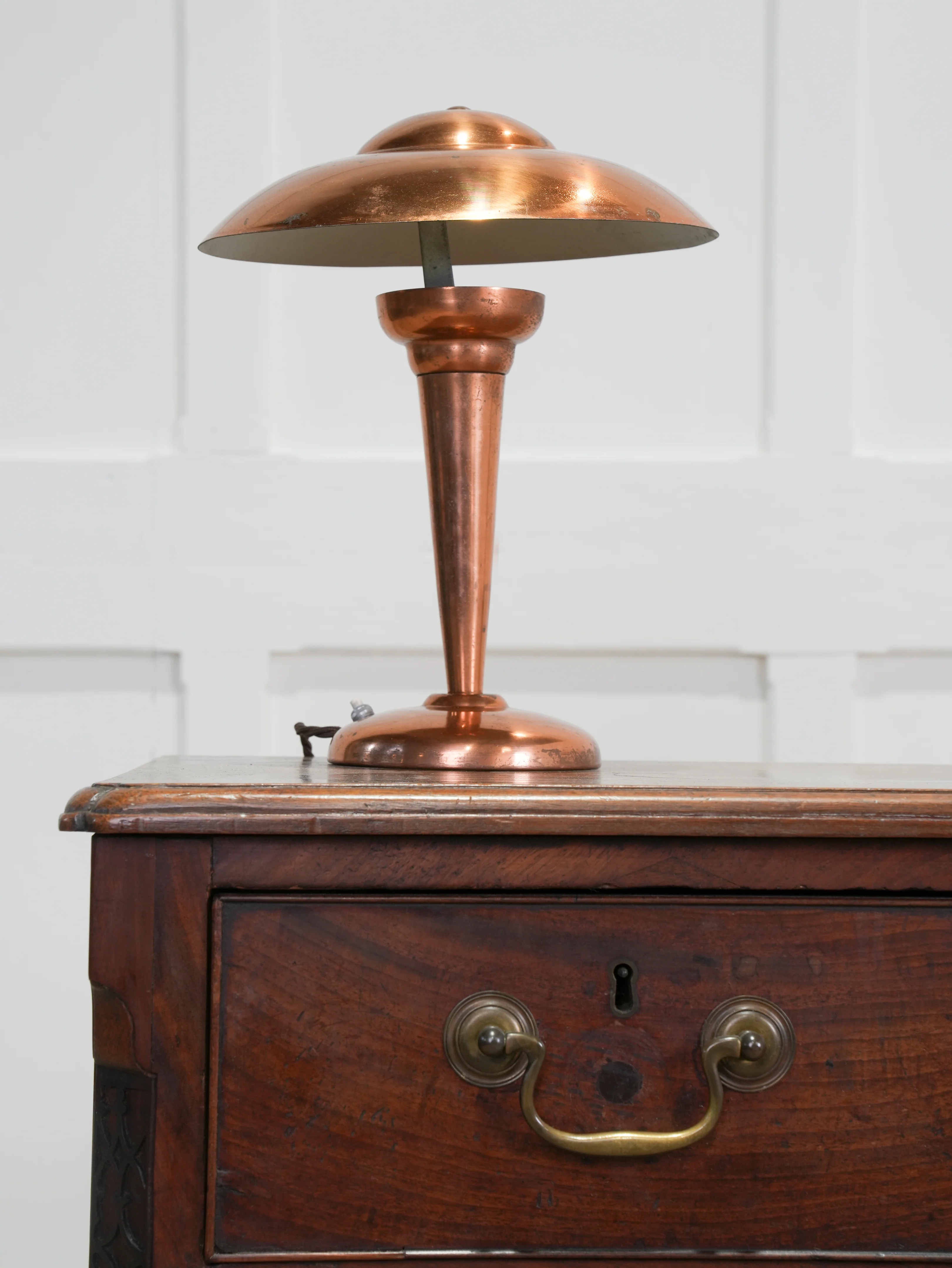 Pair of Bronzed Modernist Table Lamps - Image 7