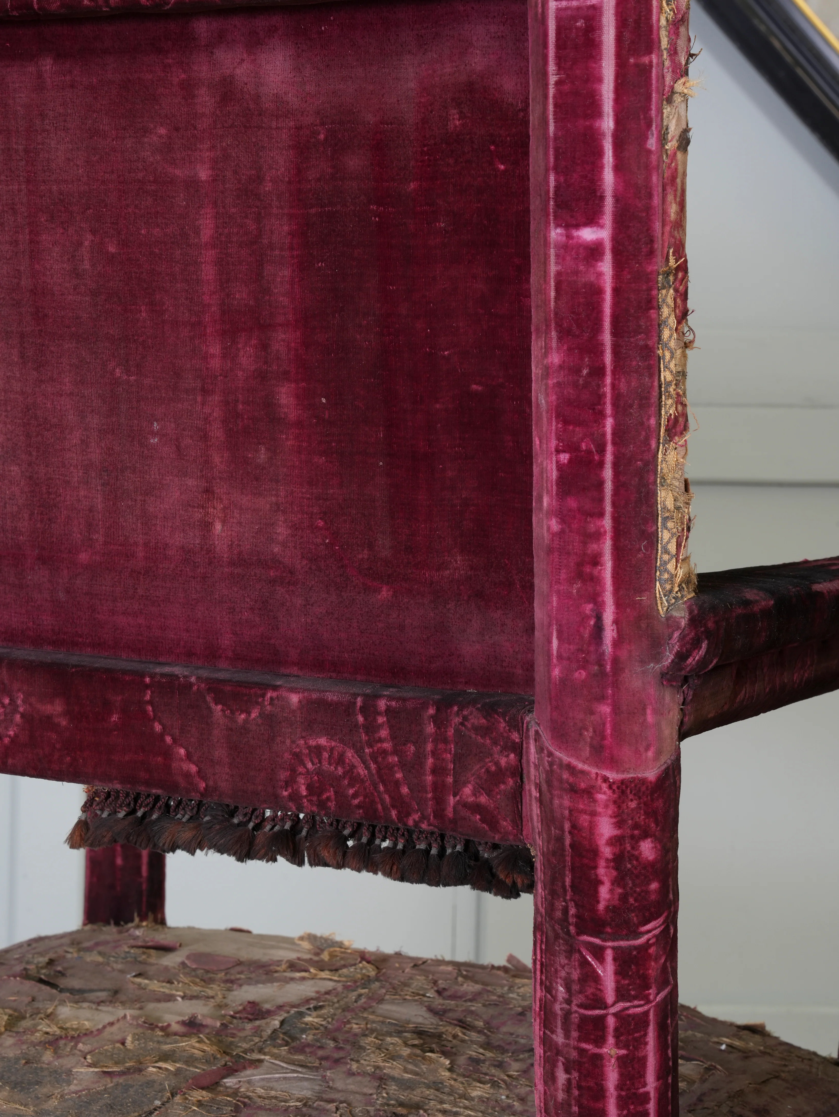 A Pair of Velvet Chairs in the manner of Lenygon & Sons - Image 13