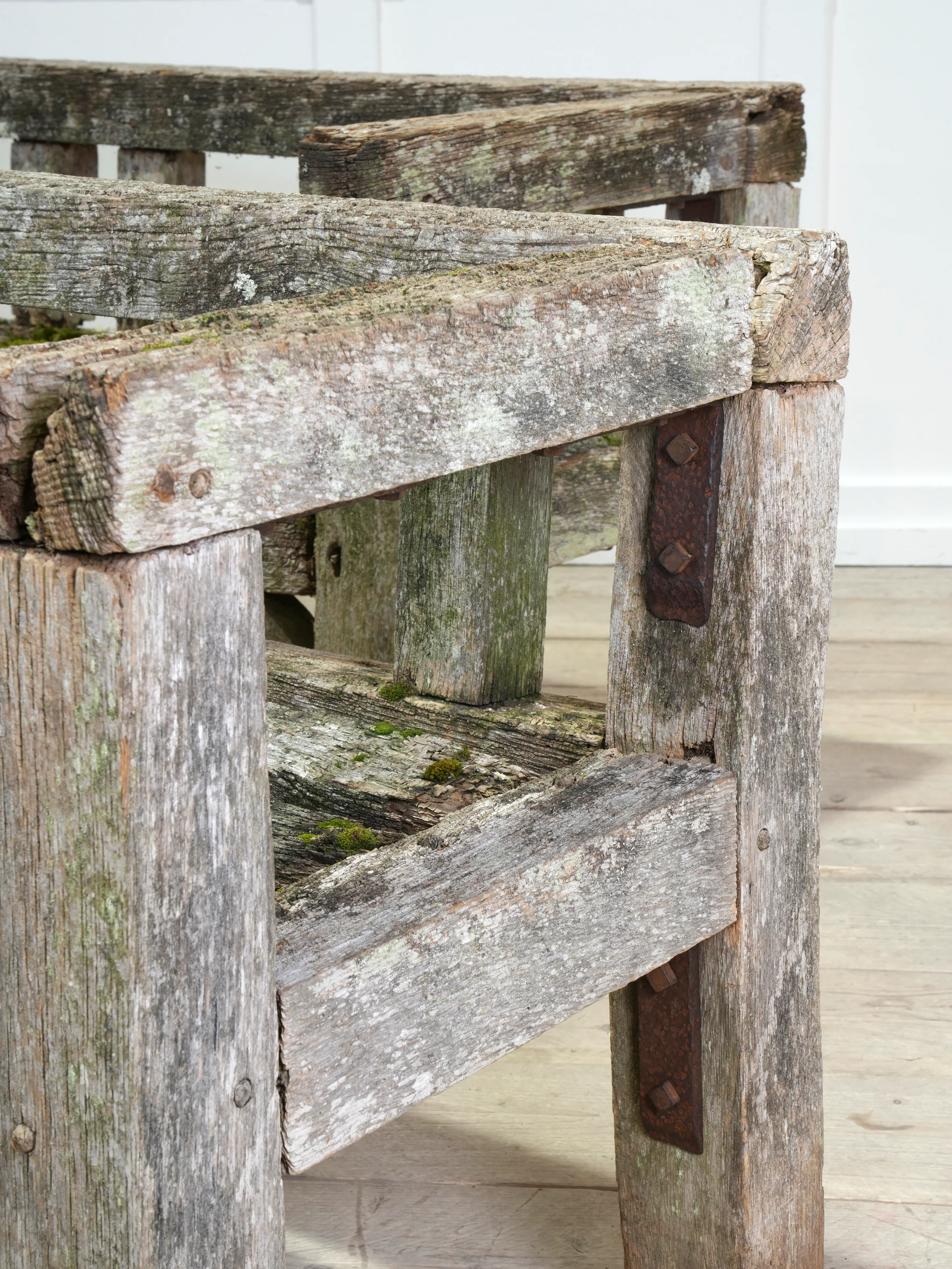 A Pair of Oak Estate Benches - Image 5