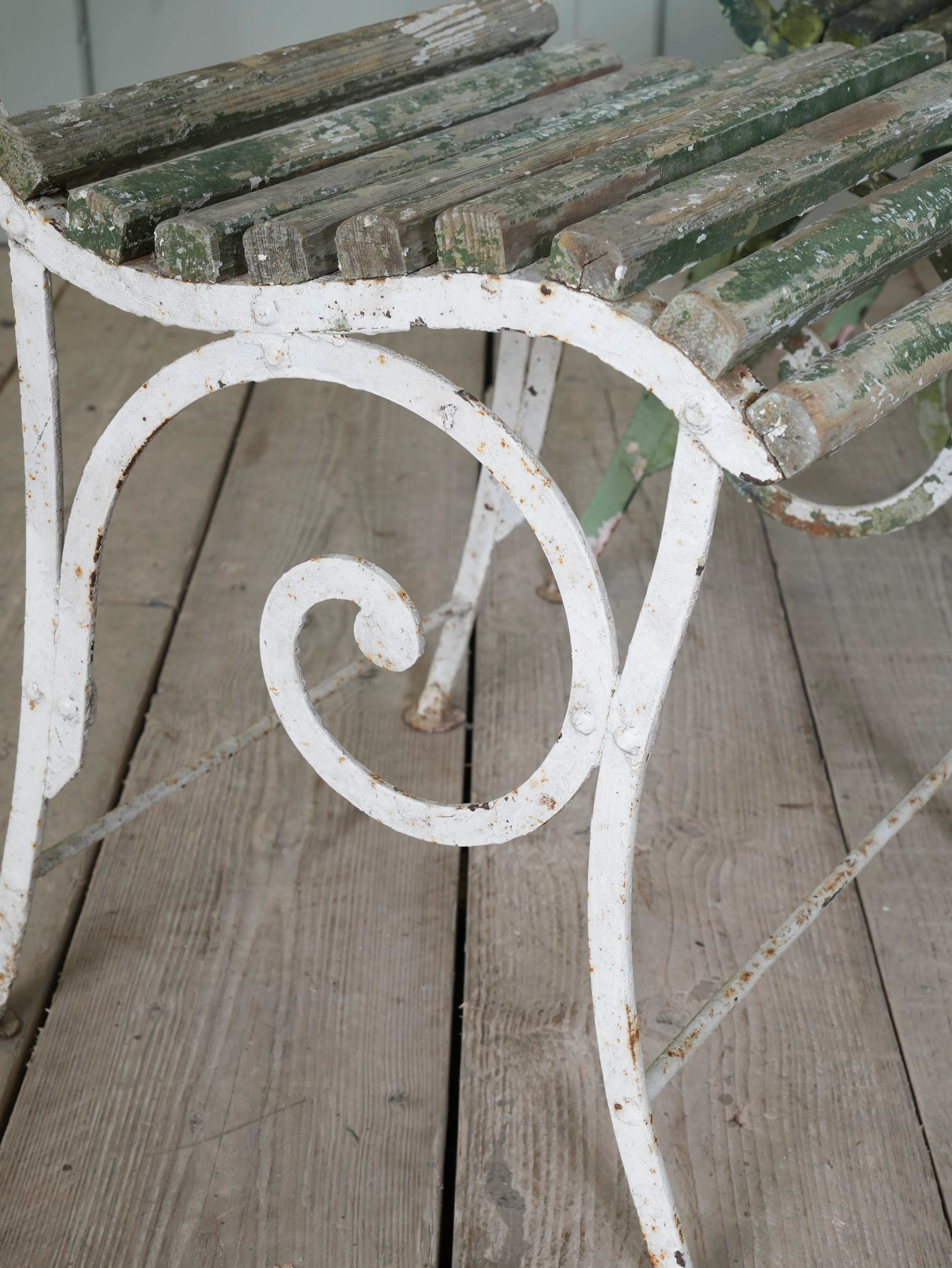Two Wrought Iron Garden Chairs - Image 12