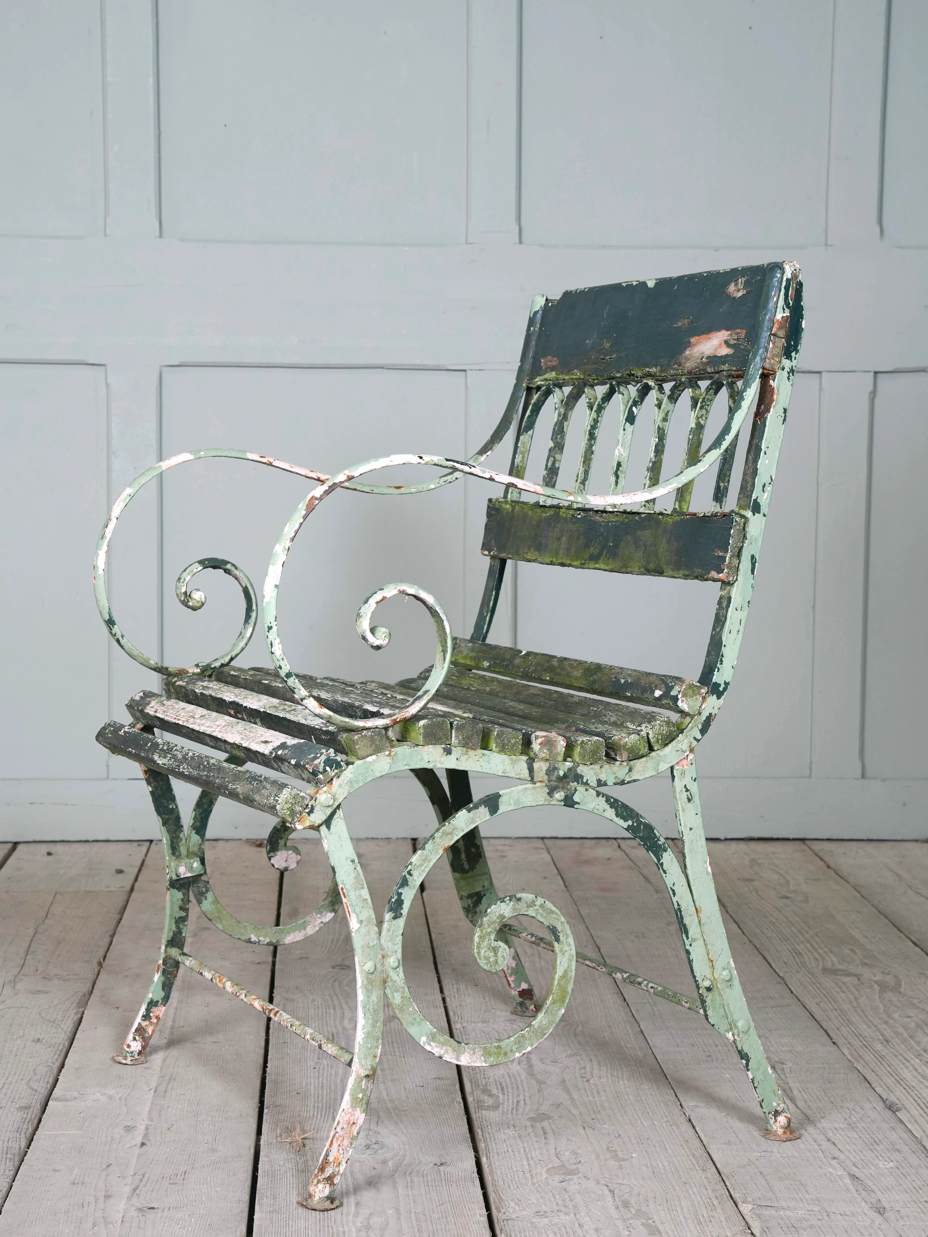 Two Wrought Iron Garden Chairs - Image 5
