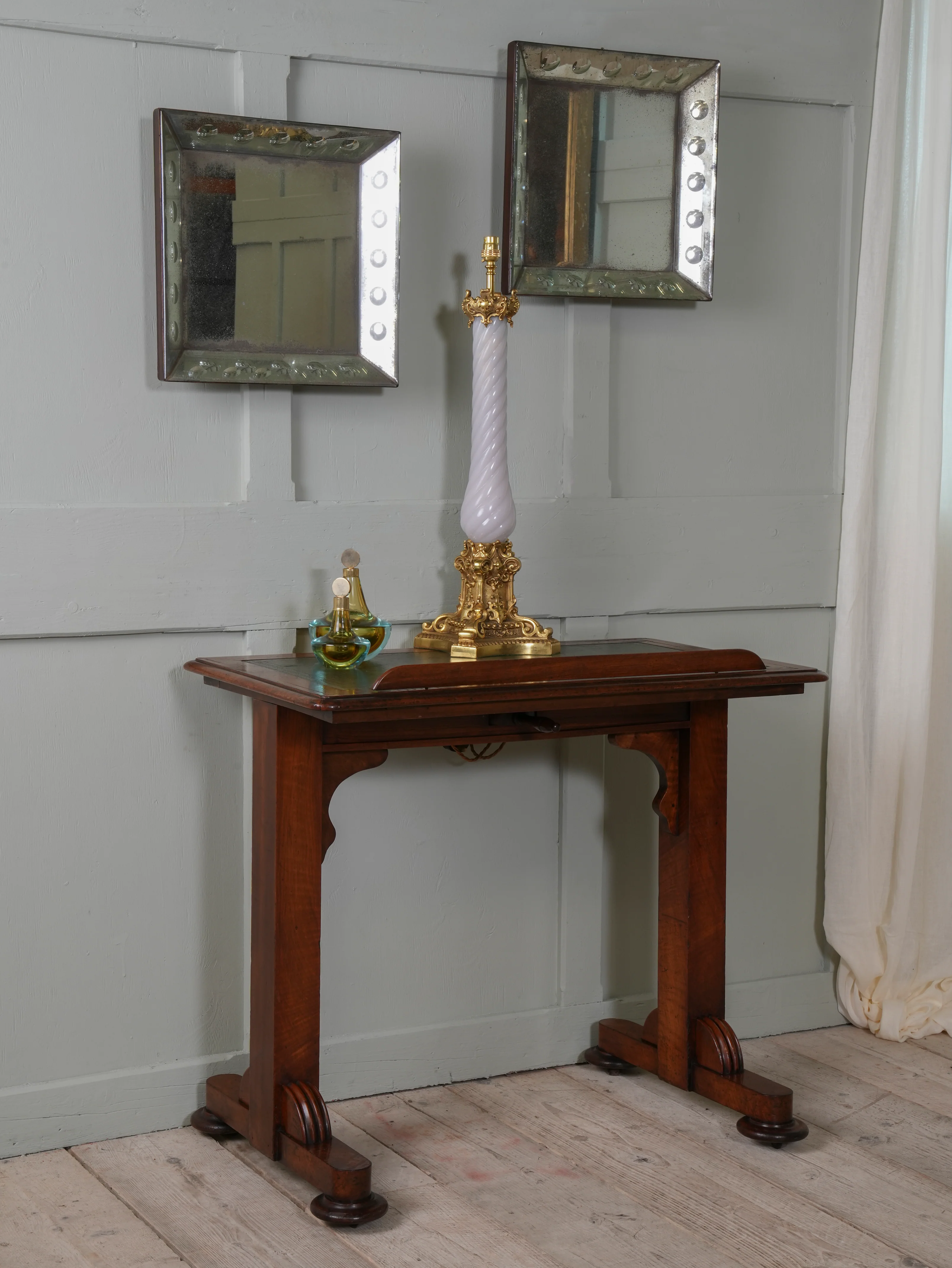 A Pair of Bevelled Wall Mirrors - Image 2