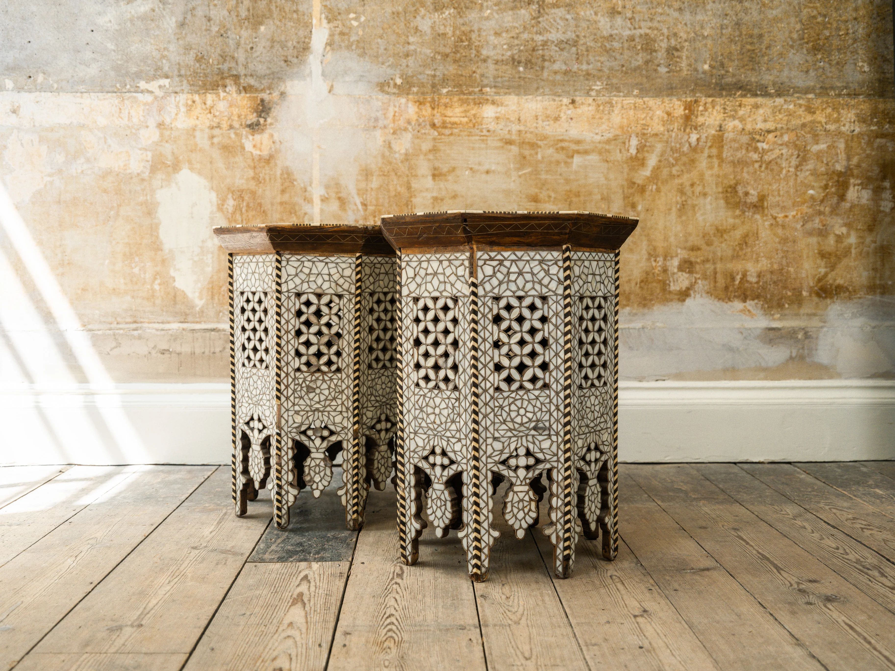 A Pair of Moorish Side Tables - Image 2