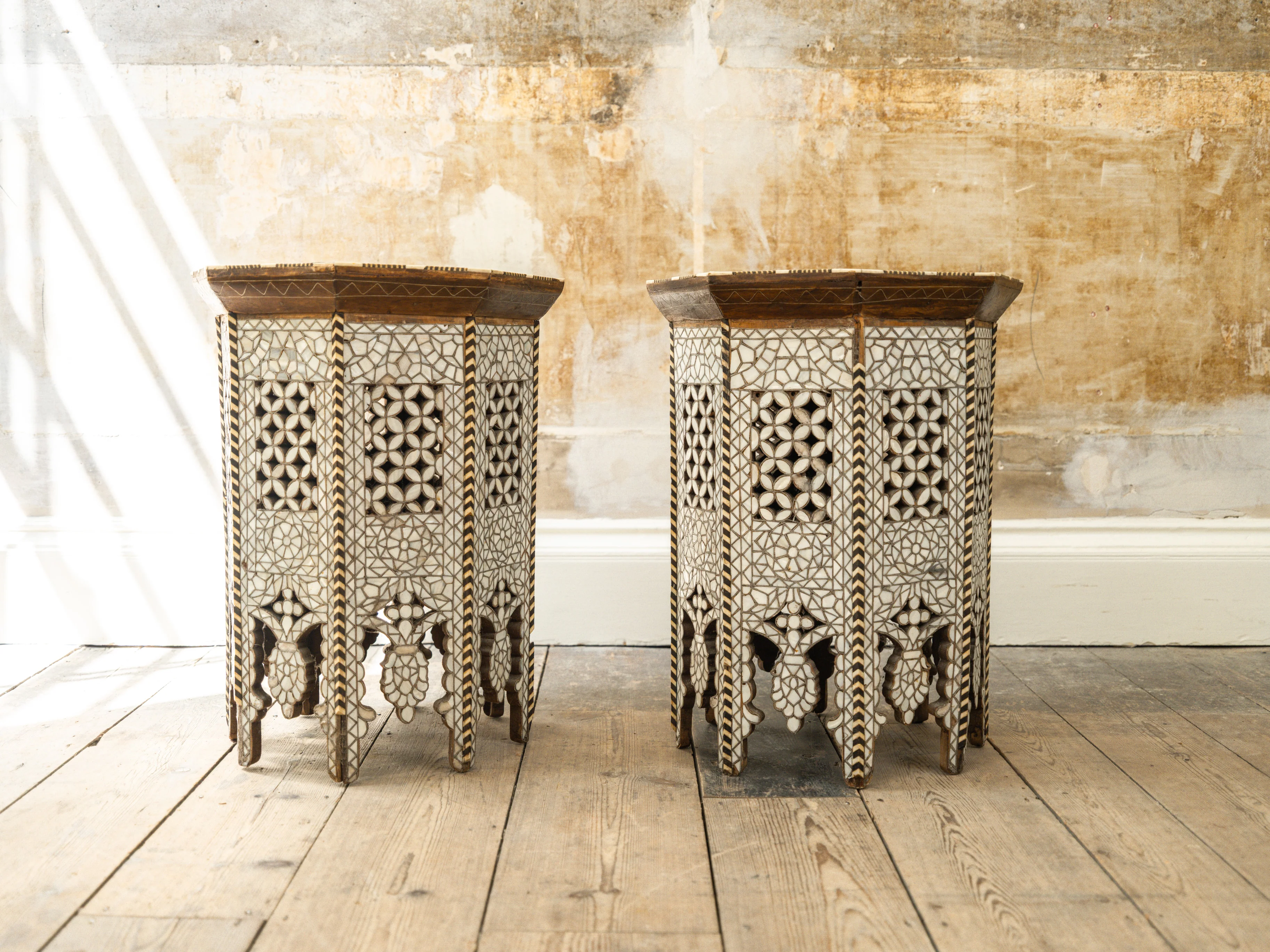 A Pair of Moorish Side Tables - Image 3