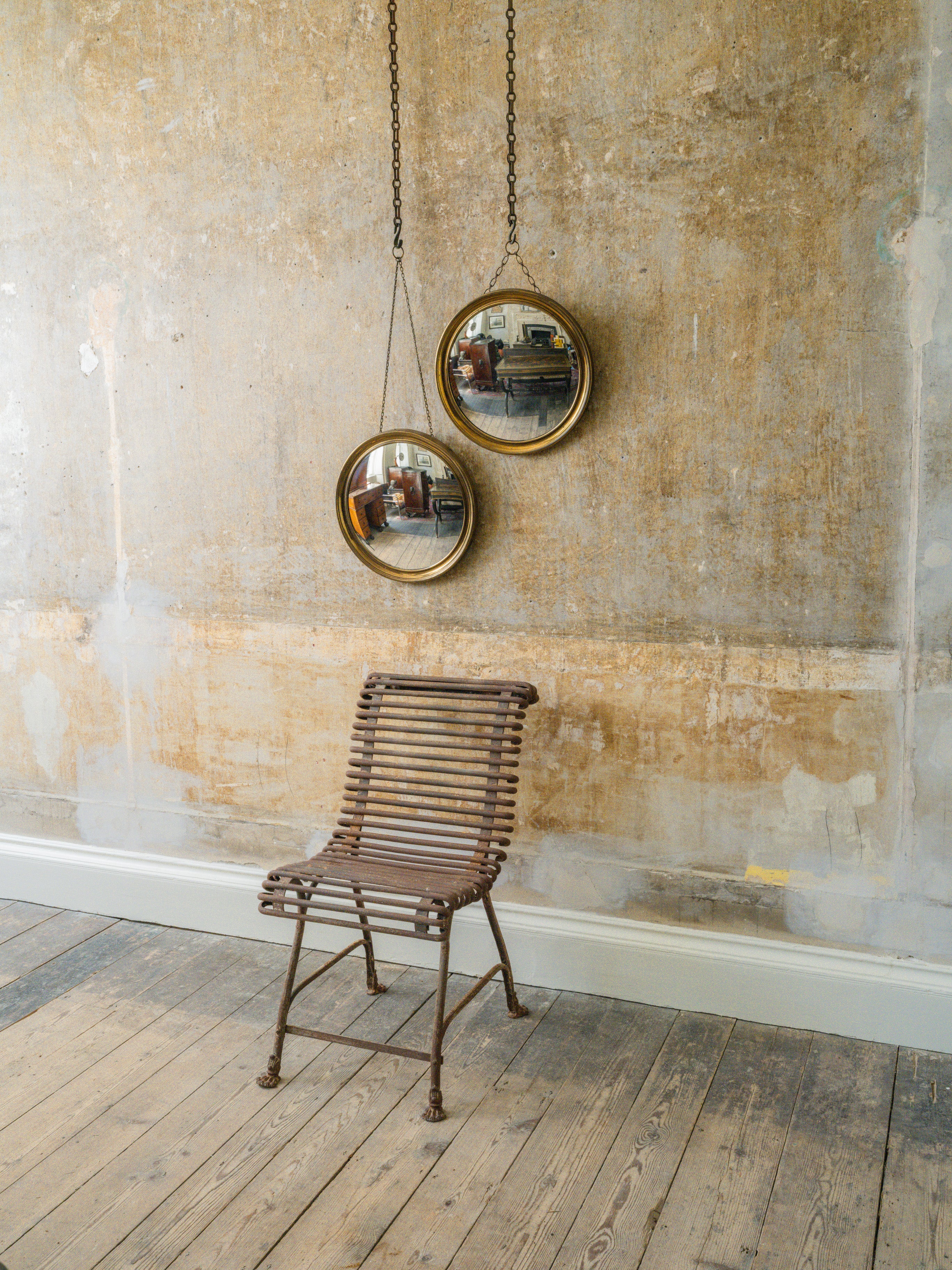 A Pair of Brass Mirrors - Image 8