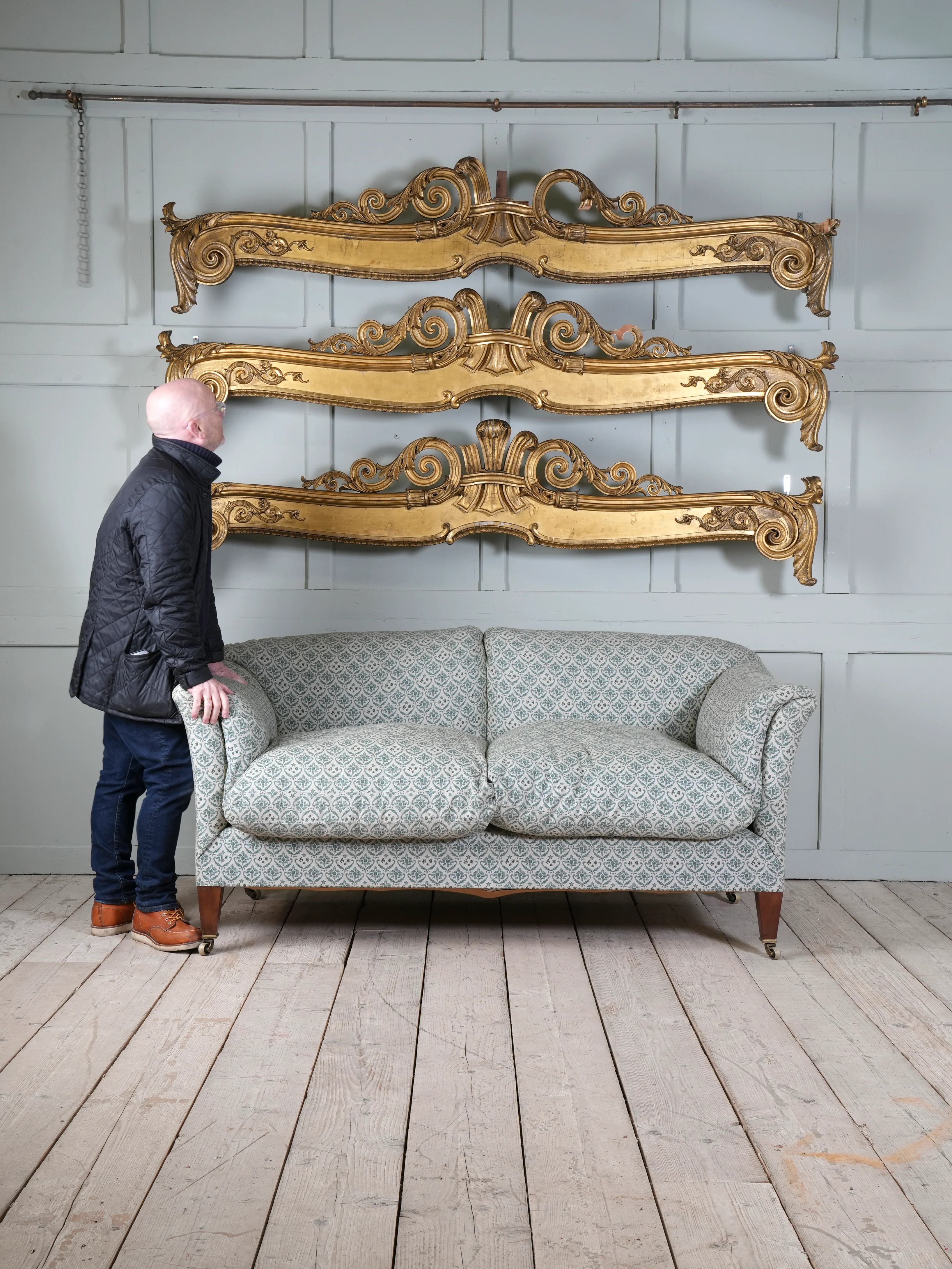 Three George IV Giltwood & Gesso Pelmets - Image 2