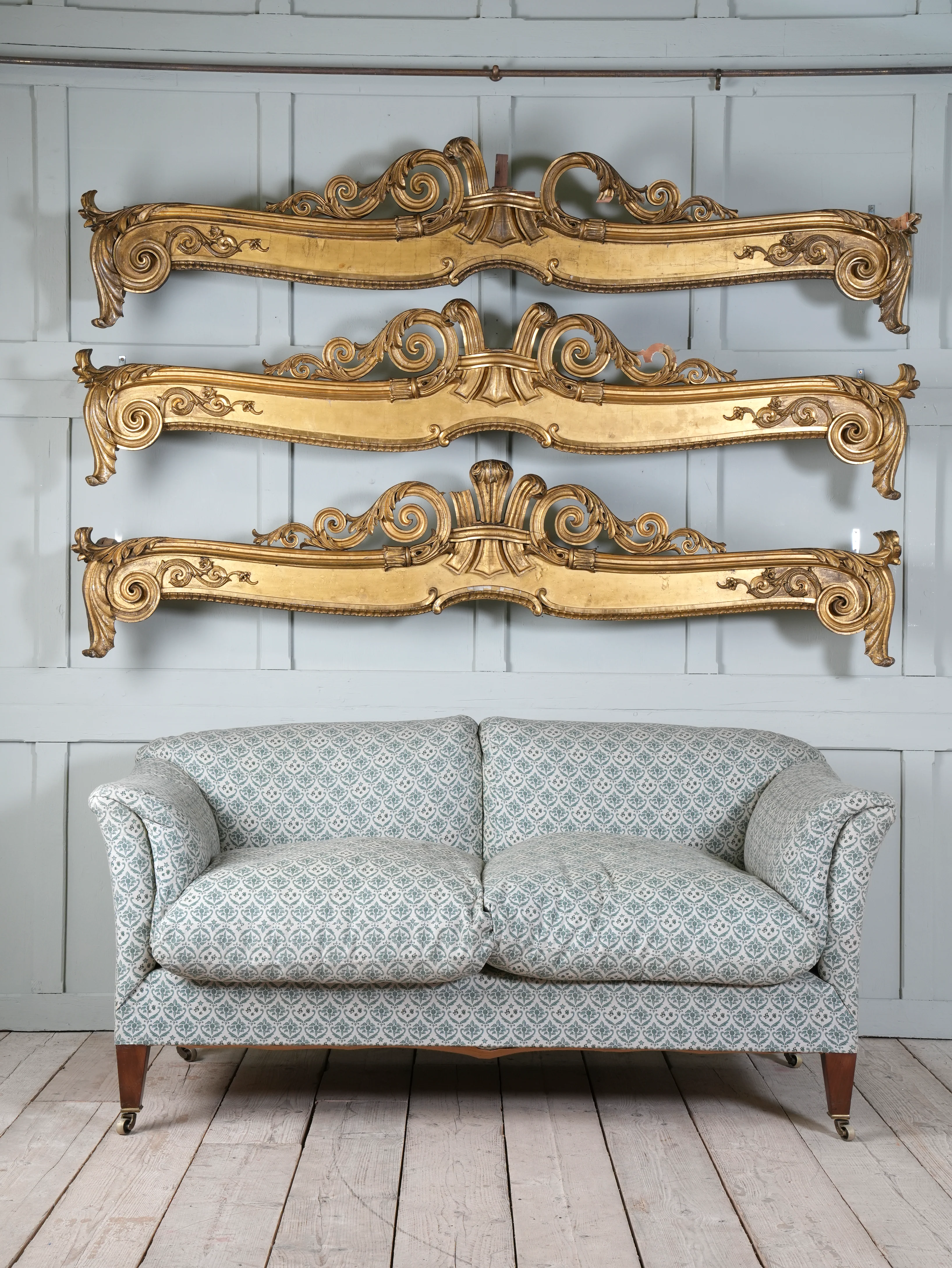Three George IV Giltwood & Gesso Pelmets - Image 3