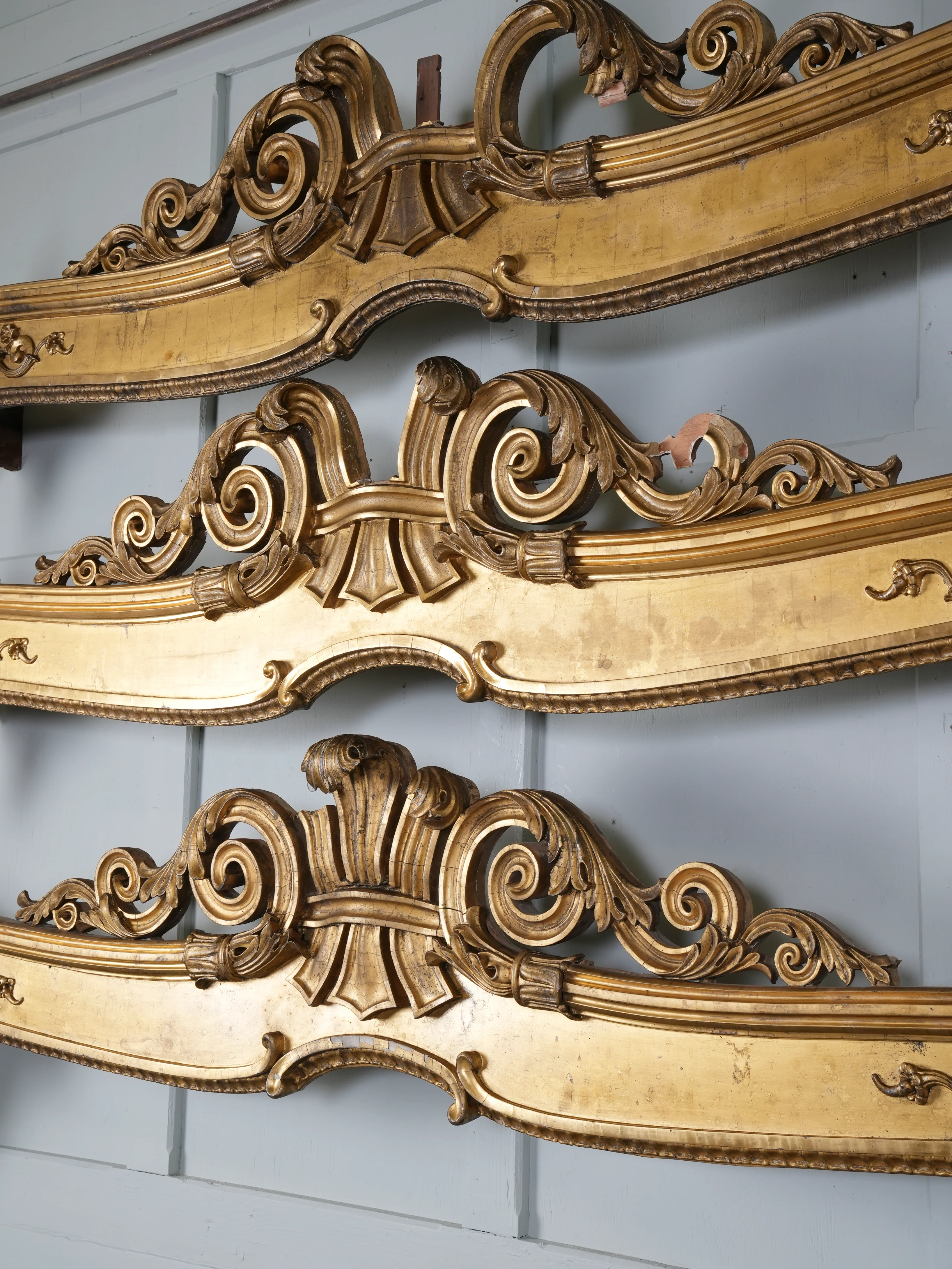 Three George IV Giltwood & Gesso Pelmets - Image 5