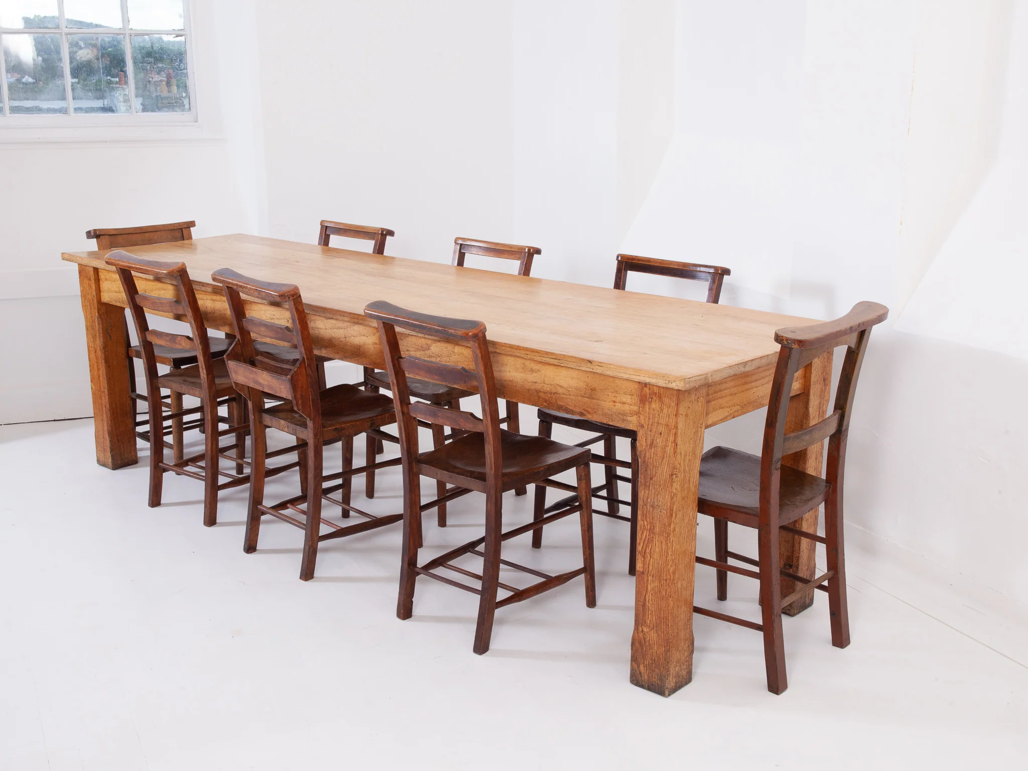 Oak Refectory Table - Image 11