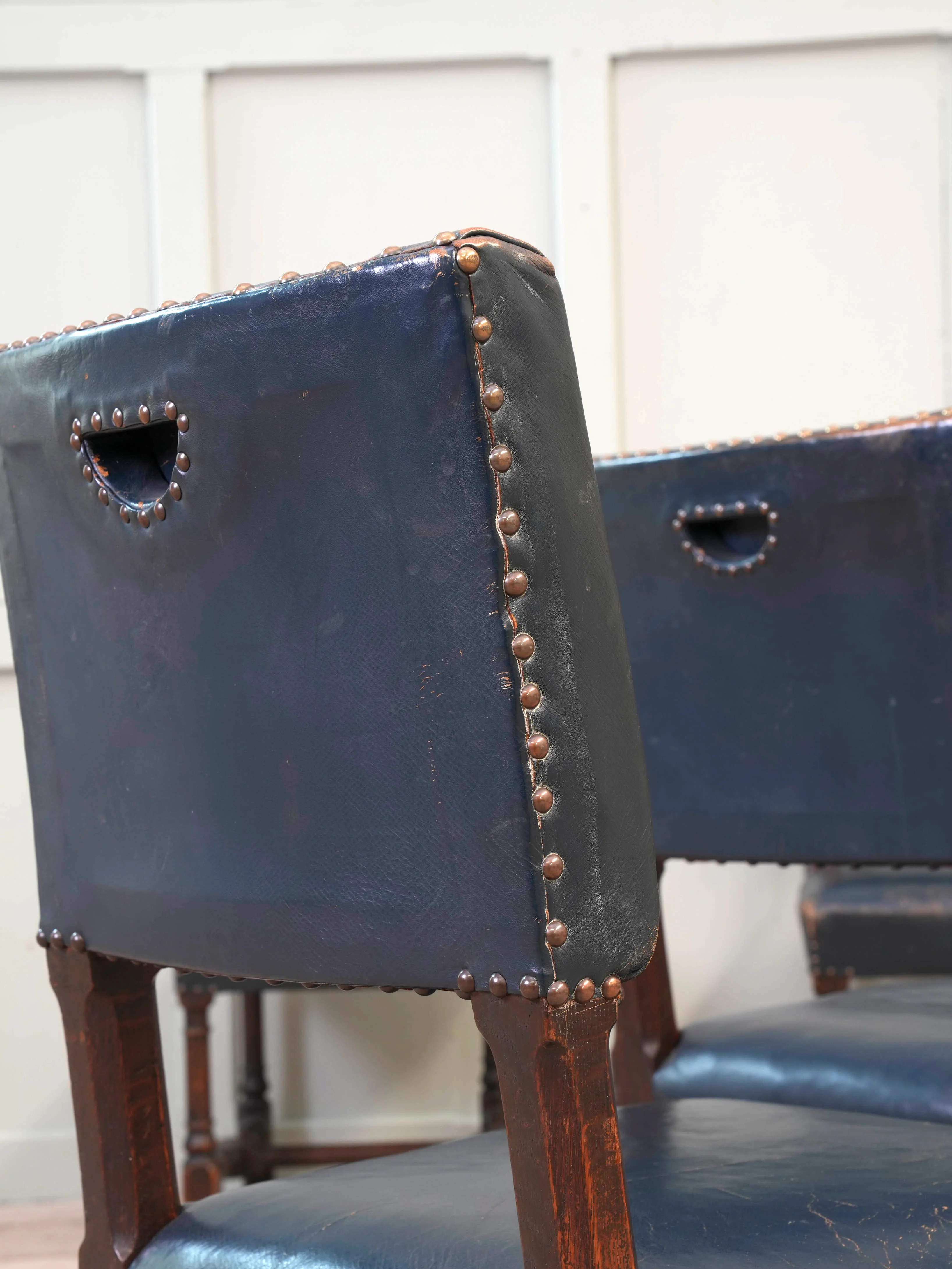 Four Pugin Portcullis Chairs - Image 12