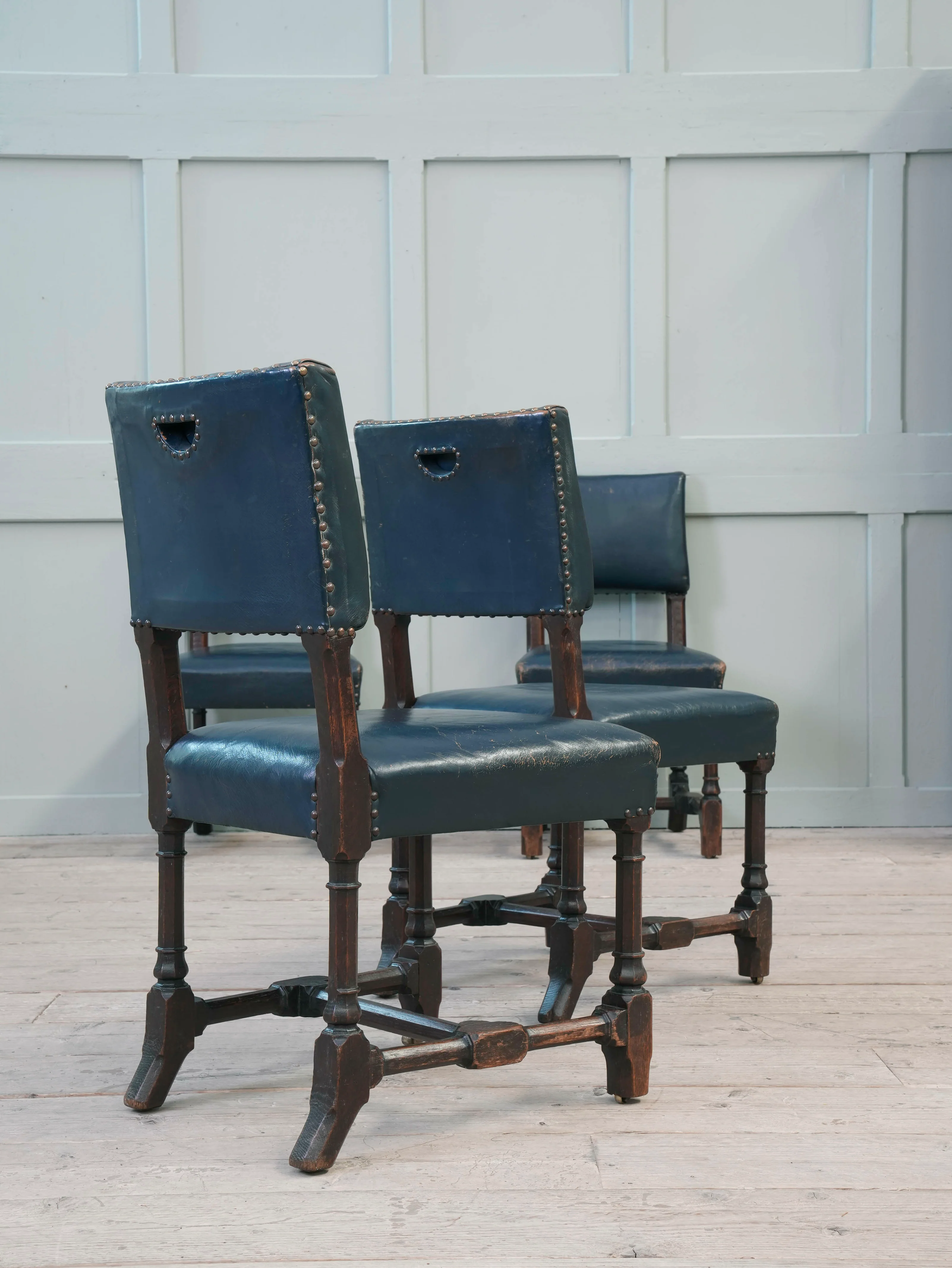 Four Pugin Portcullis Chairs - Image 2