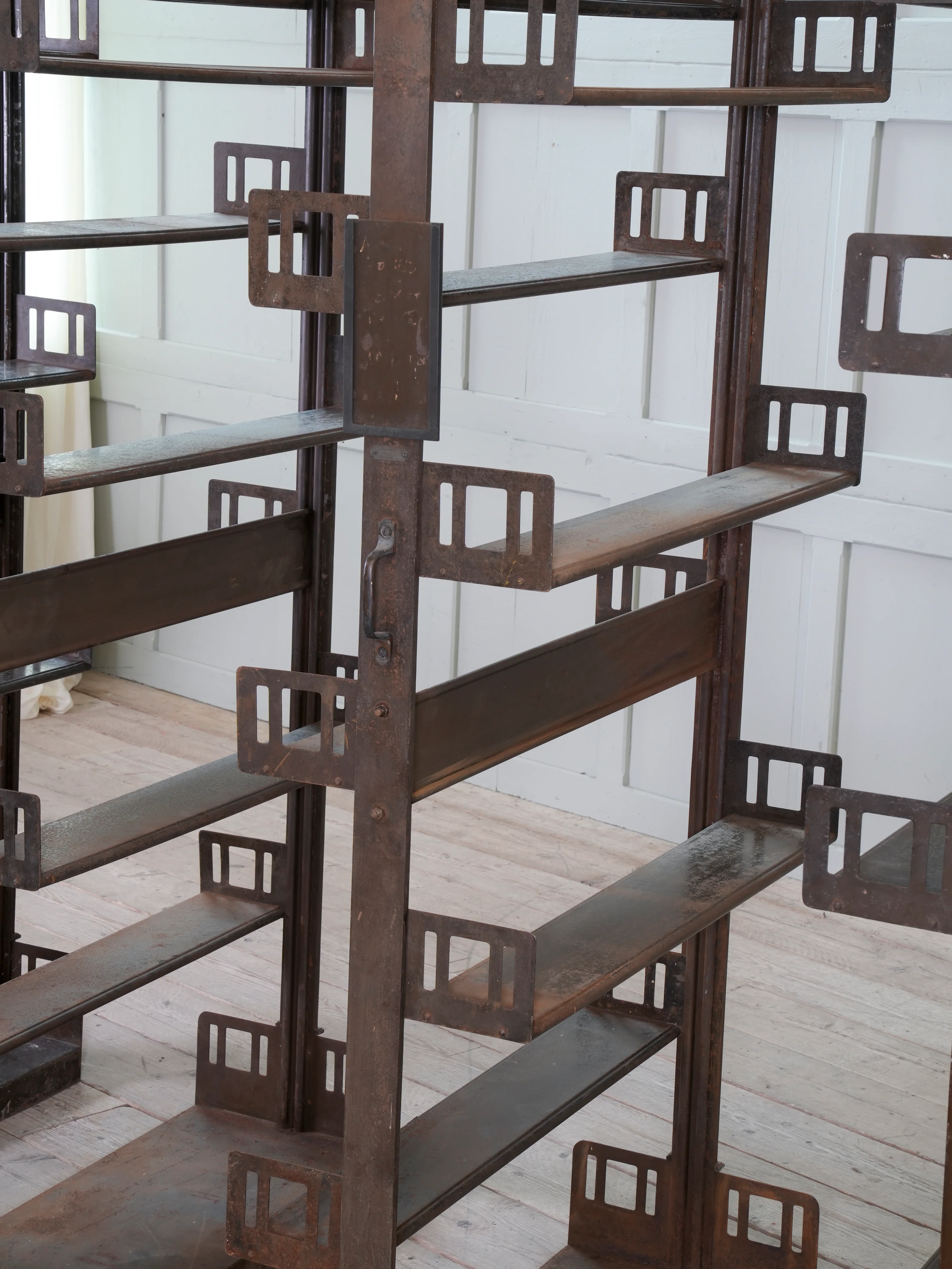 Four Steel James Gibbons Library Racking Systems - Image 17
