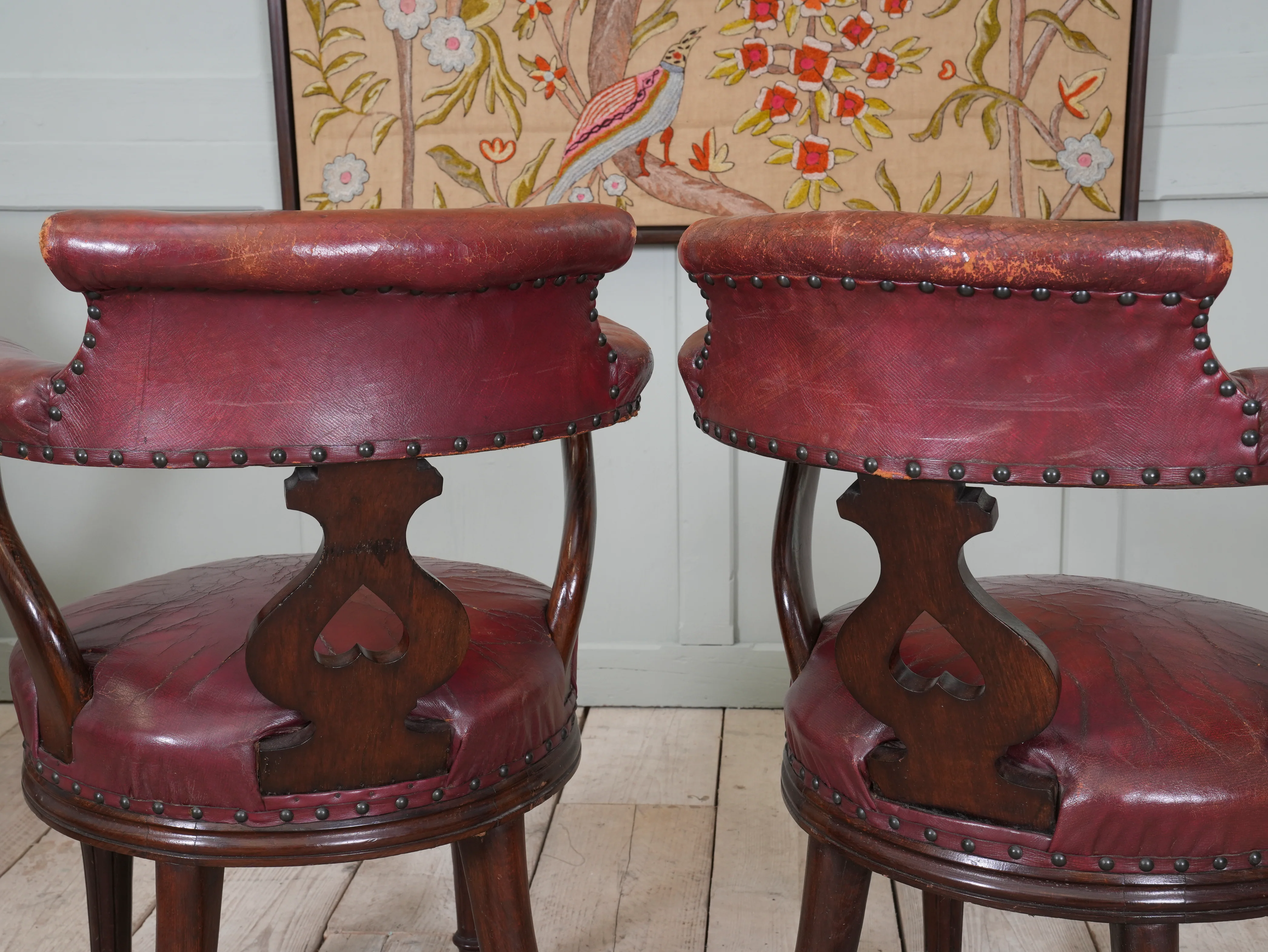 A Set of Six 19th Century Gillows Library Chairs - Image 11