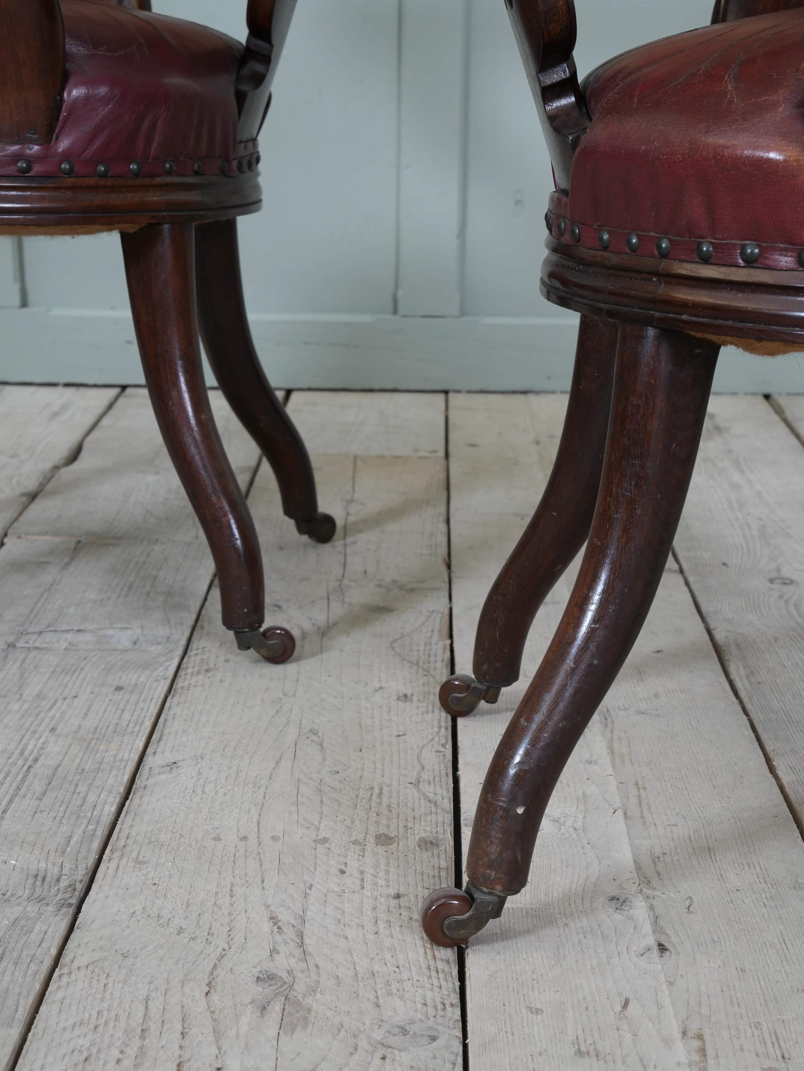 A Set of Six 19th Century Gillows Library Chairs - Image 9