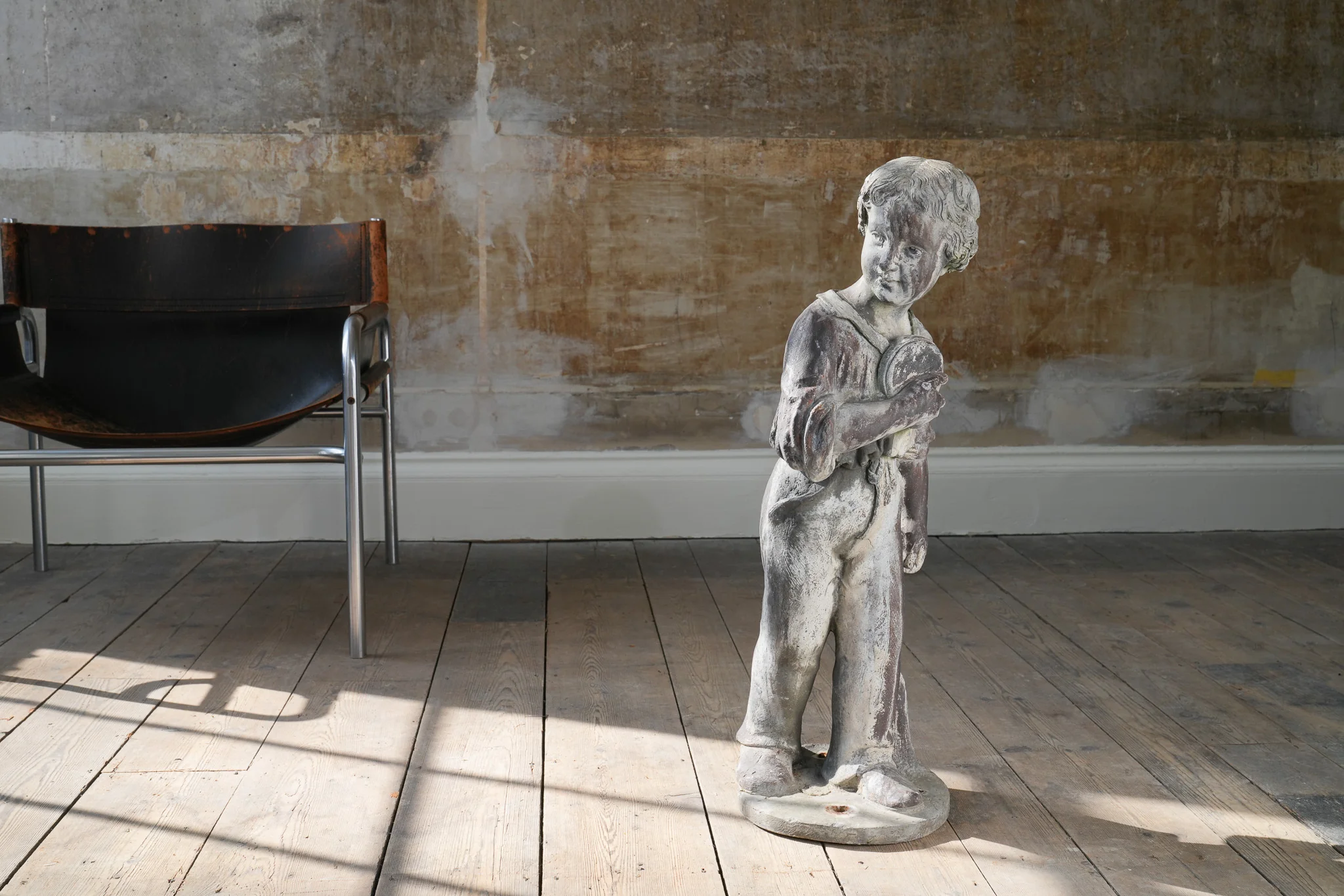 A Lead Statue of a Boy - Image 17