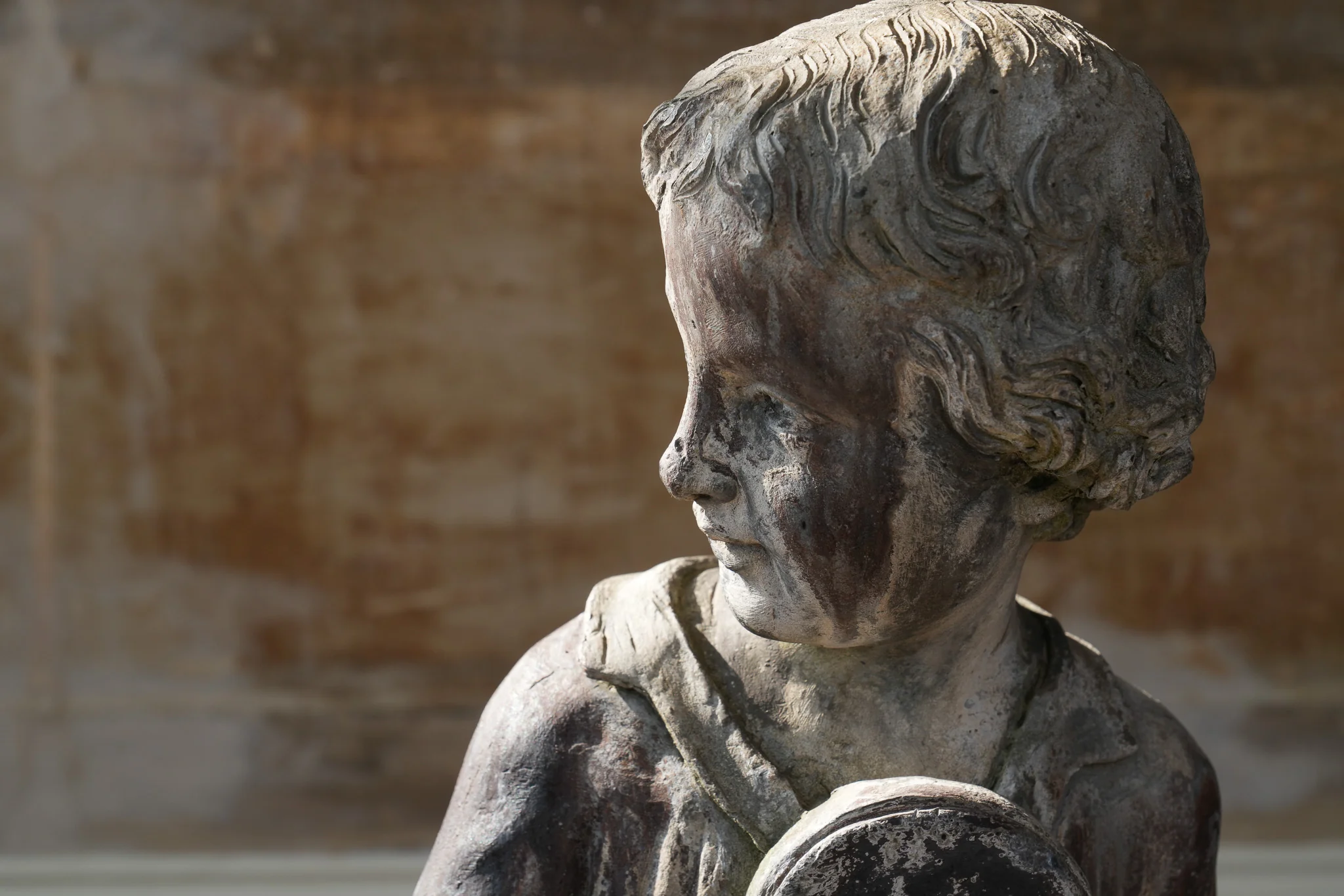 A Lead Statue of a Boy - Image 5