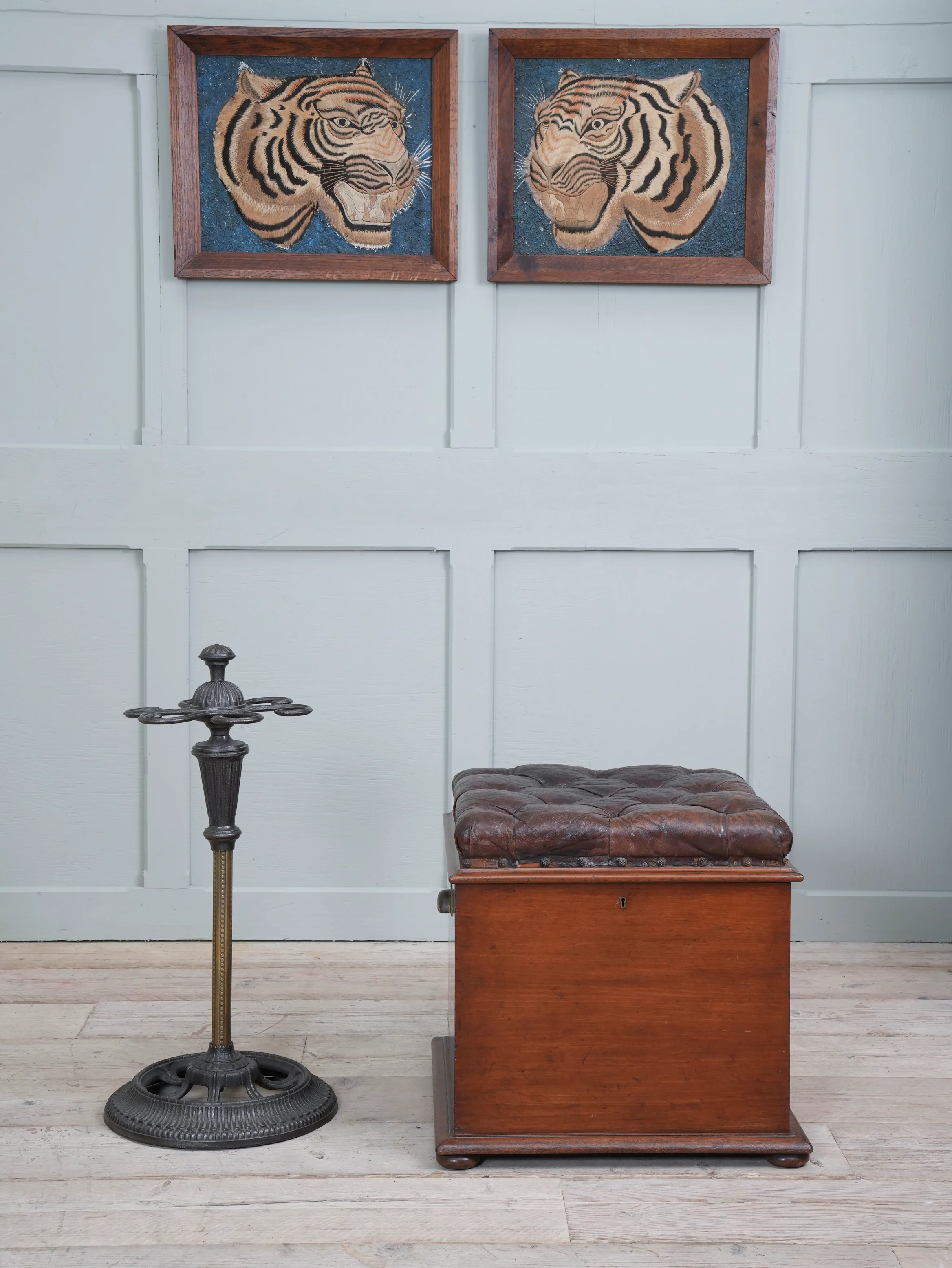 A Cast Iron & Brass Stick Stand - Image 4