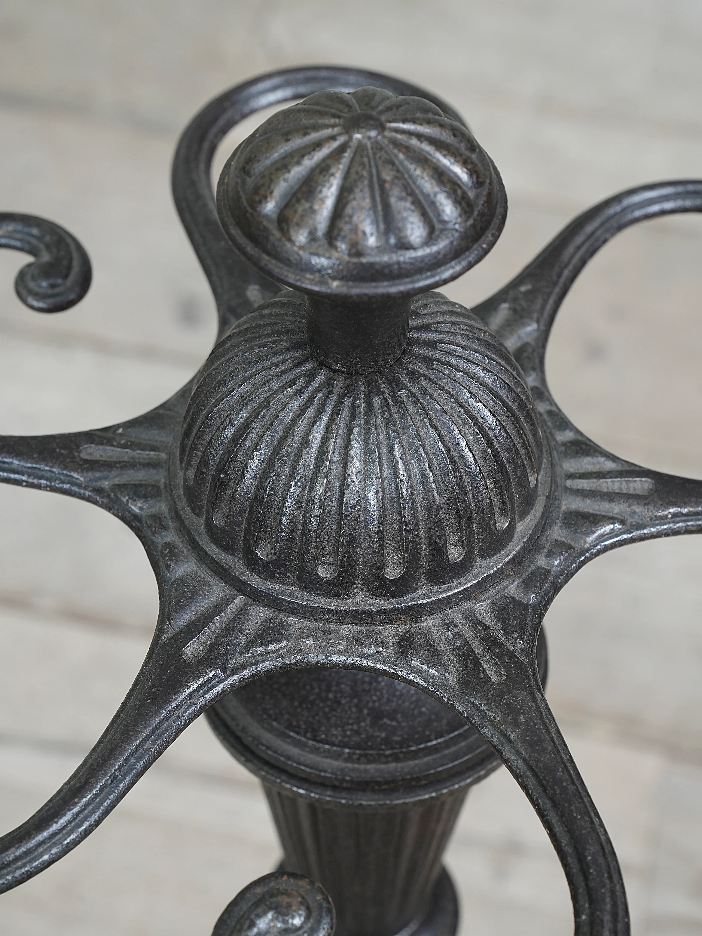 A Cast Iron & Brass Stick Stand - Image 9