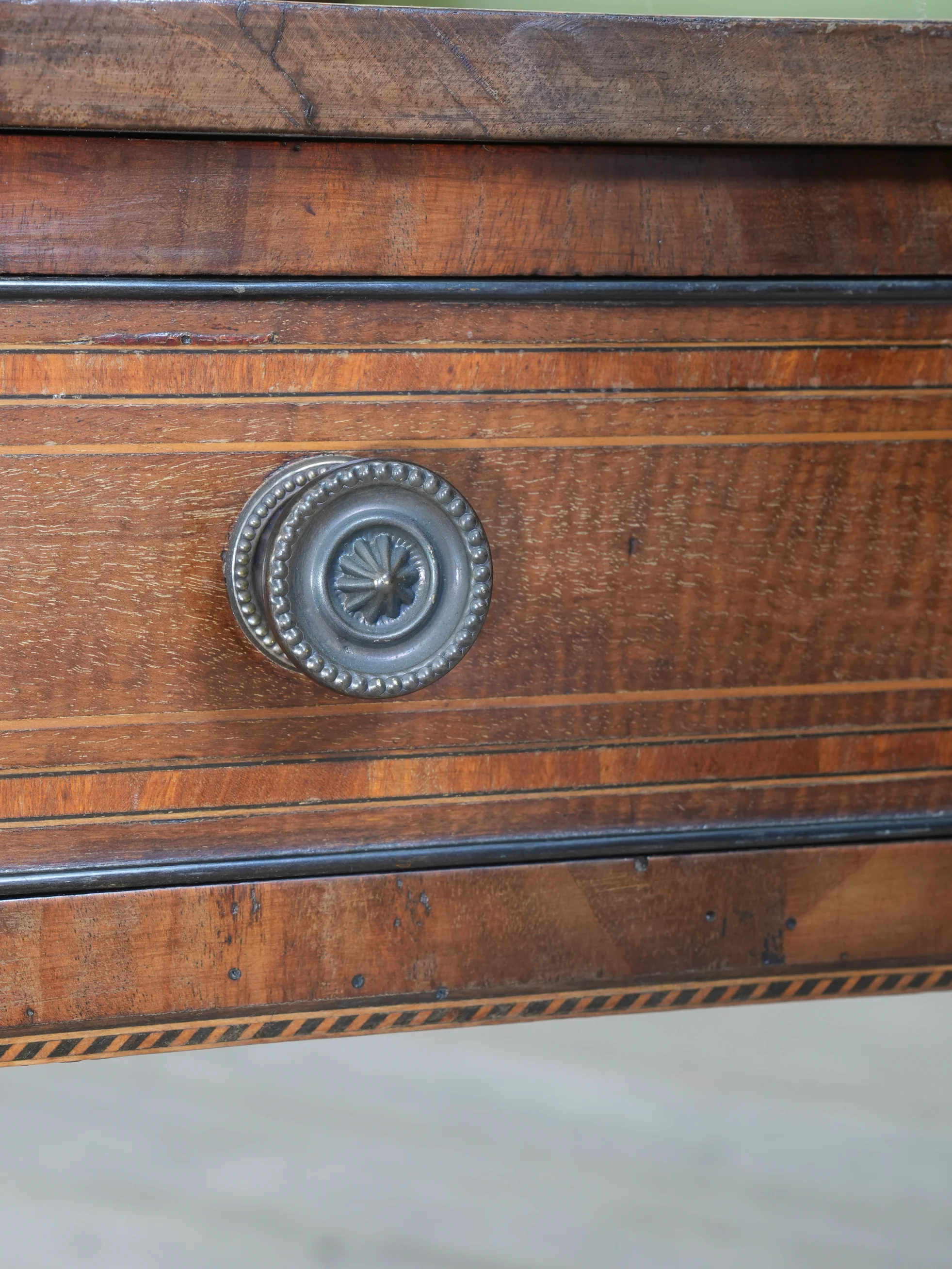 A Regency Lyre Support Sofa Table - Image 10