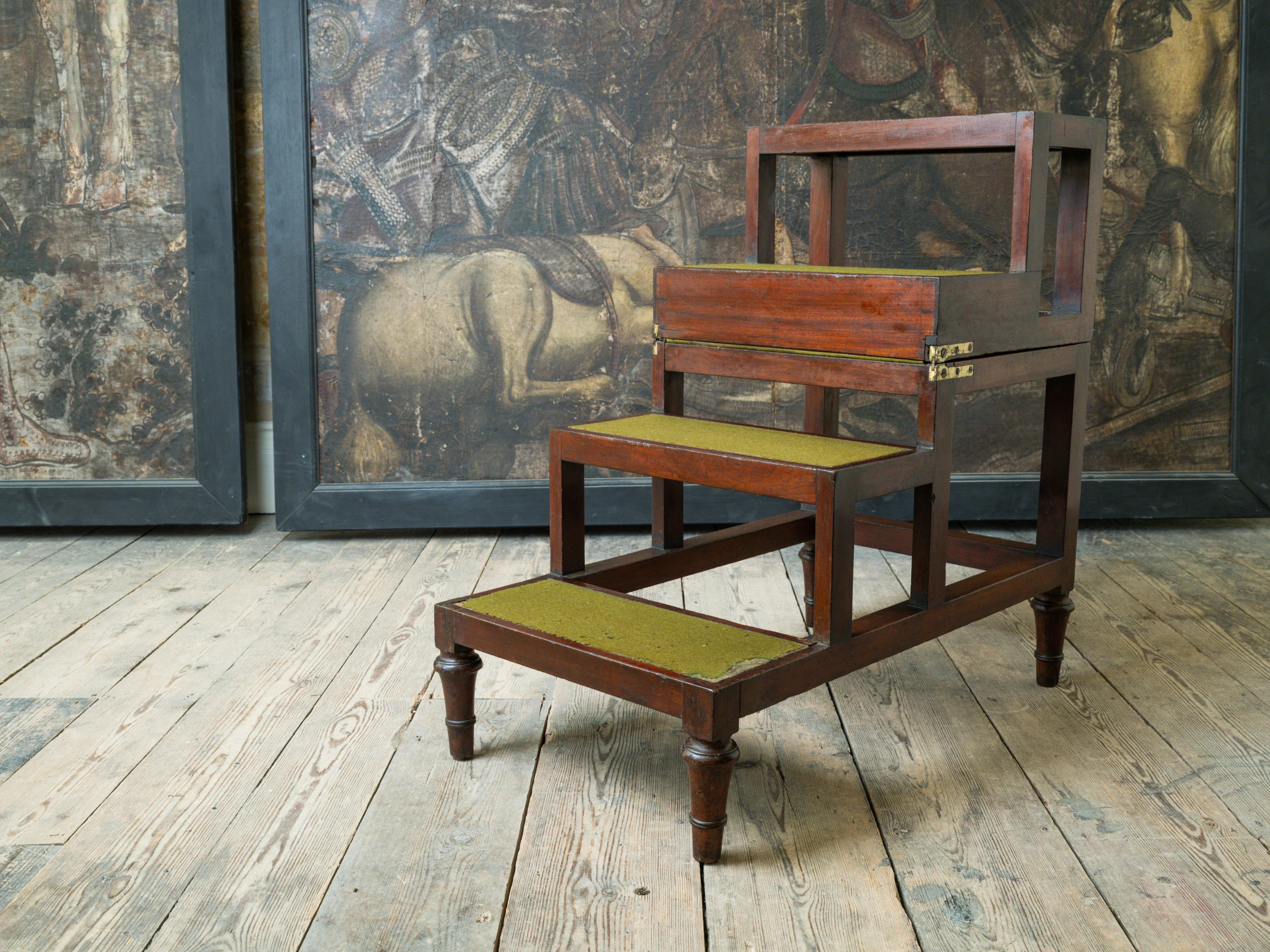 William IV Folding Library Steps - Image 9